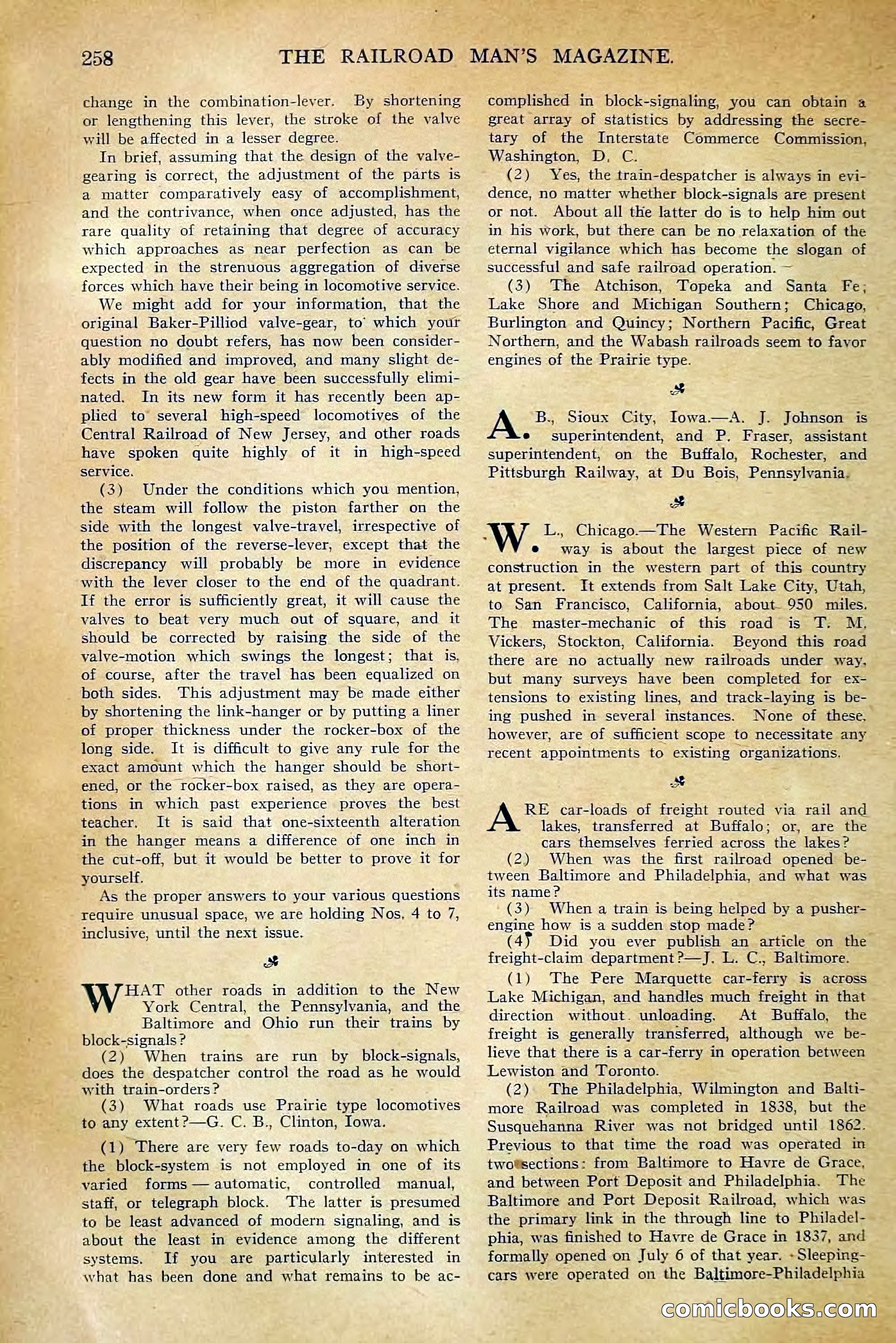The Railroad Man's Magazine, March 1911 — page 84 of 230