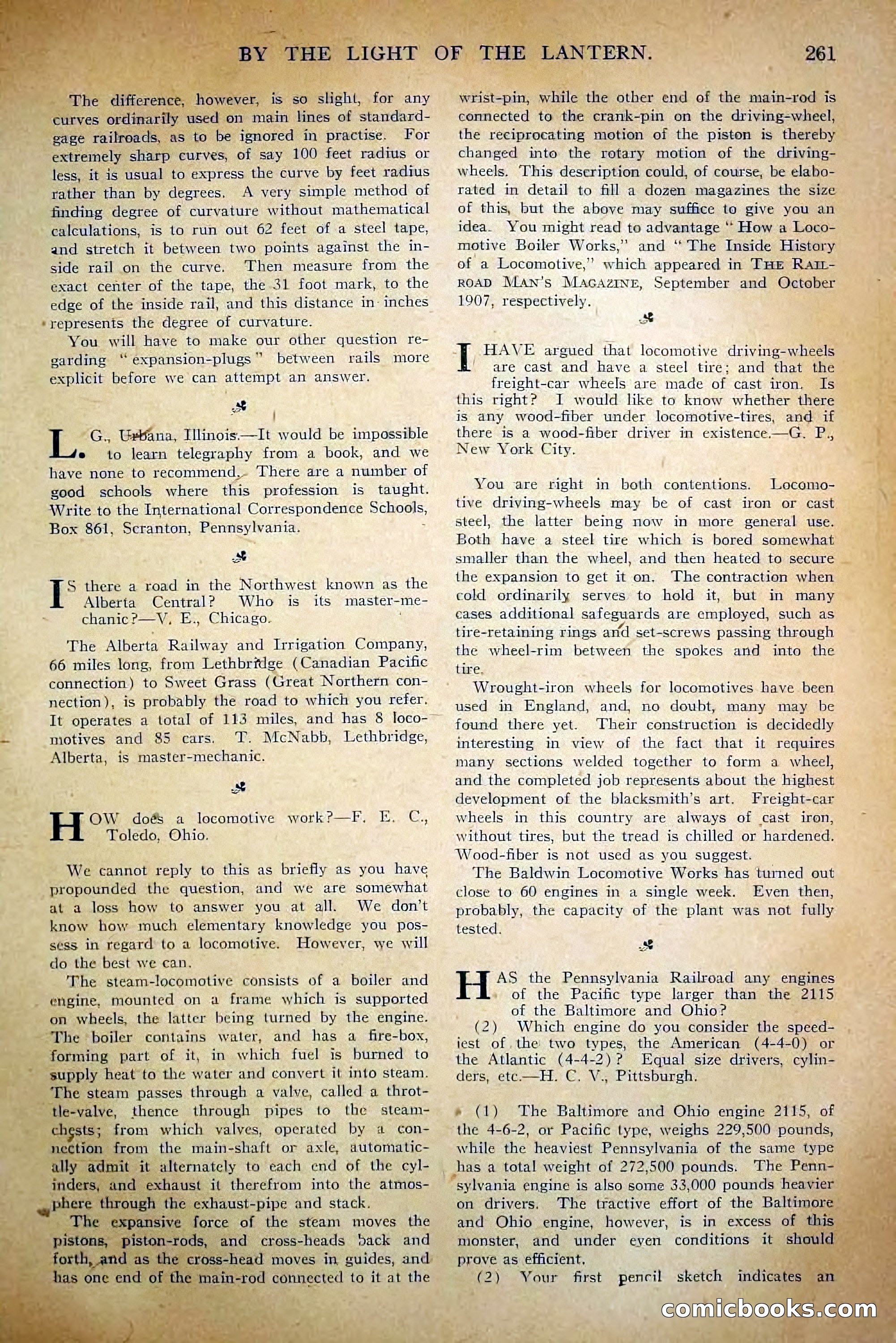 The Railroad Man's Magazine, March 1911 — page 87 of 230