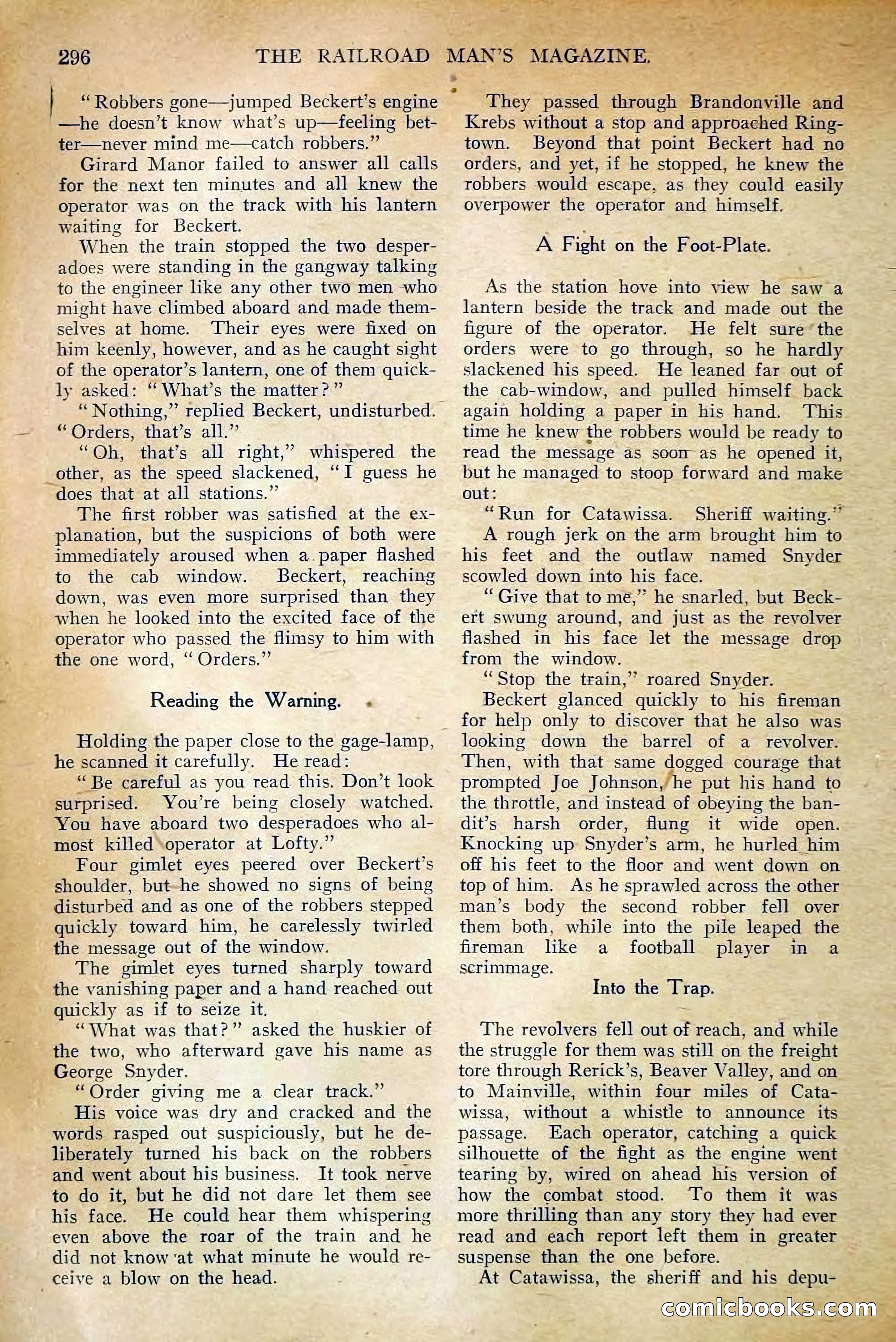 The Railroad Man's Magazine, March 1911 — page 122 of 230