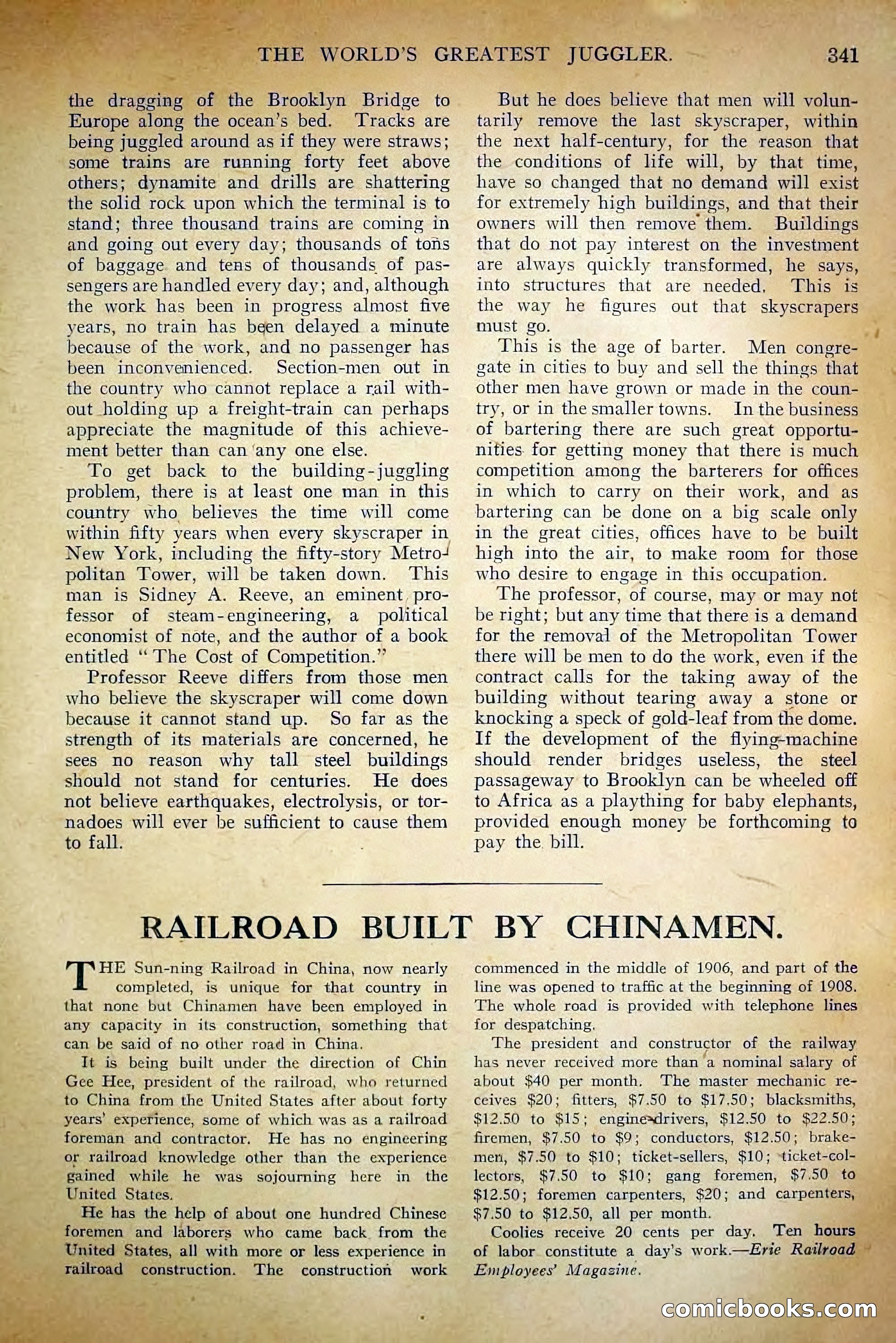 The Railroad Man's Magazine, March 1911 — page 167 of 230