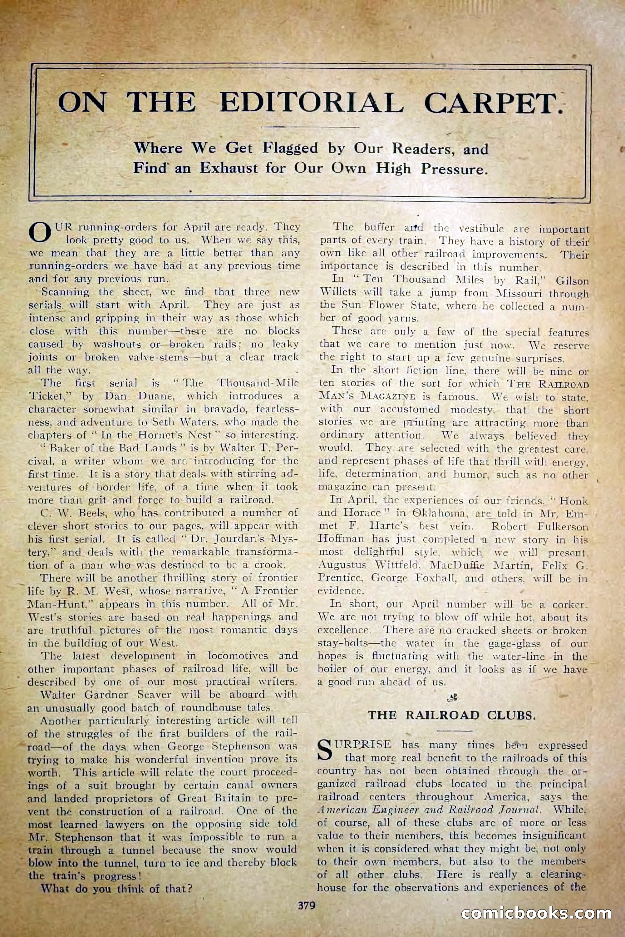 The Railroad Man's Magazine, March 1911 — page 205 of 230