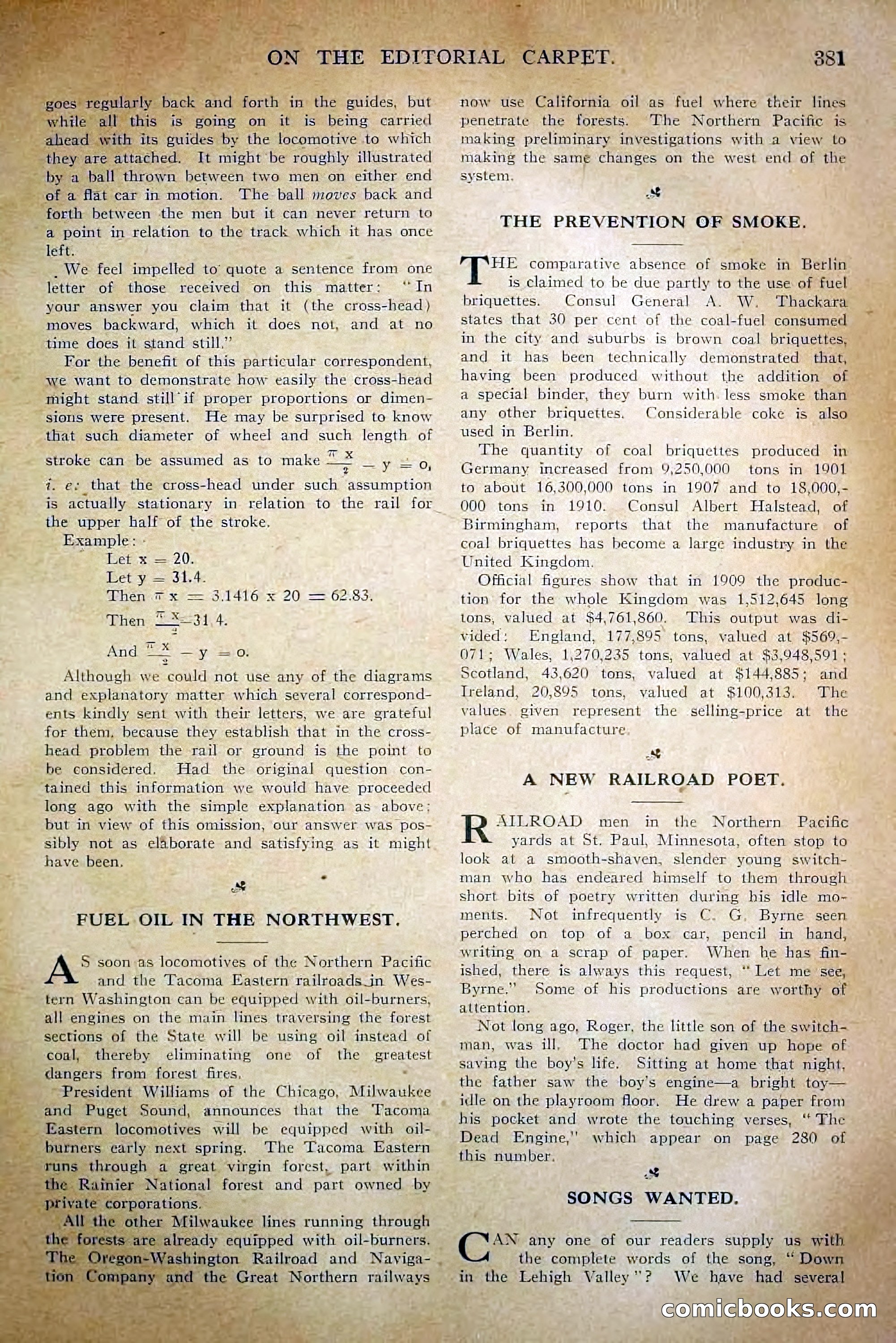 The Railroad Man's Magazine, March 1911 — page 207 of 230