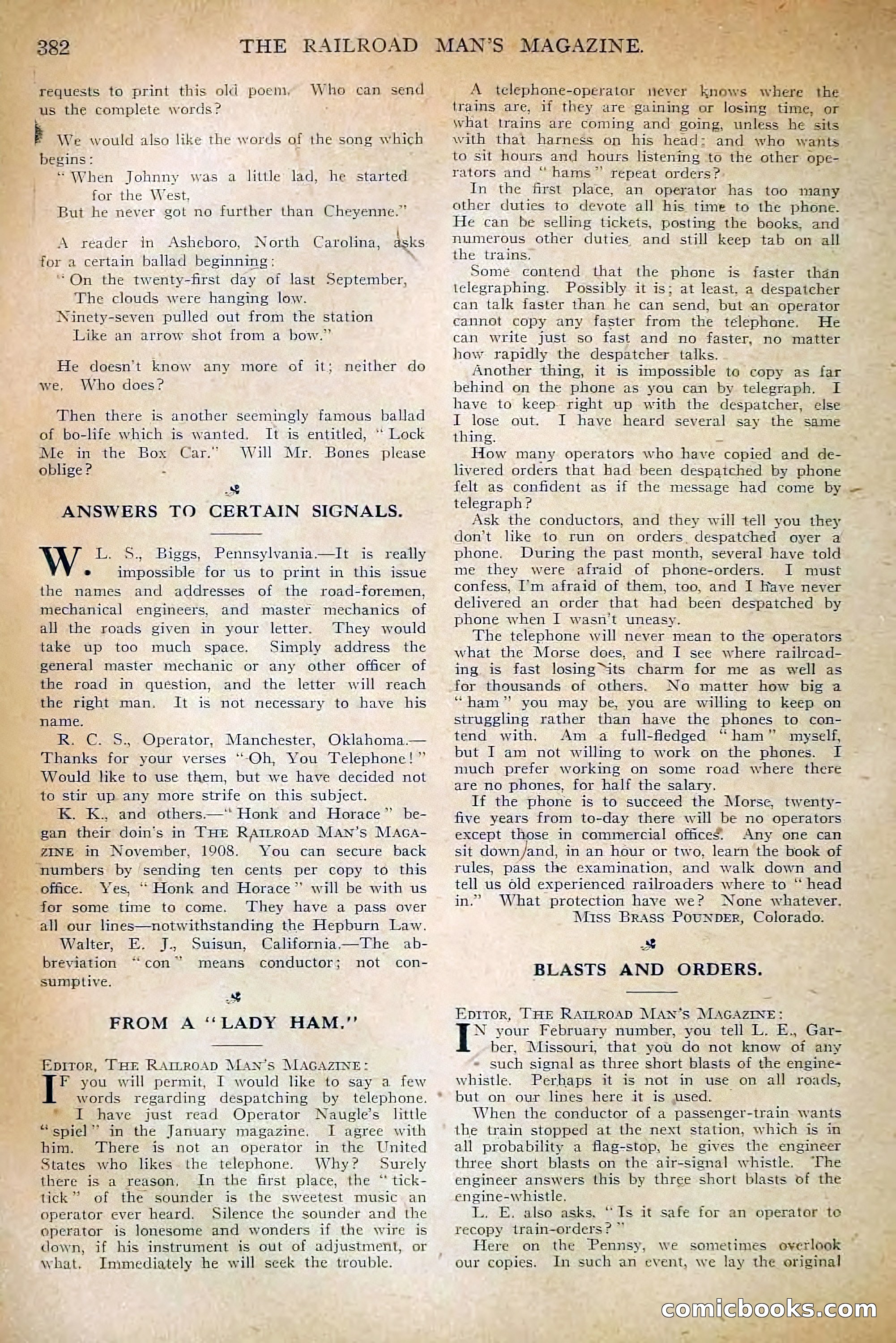 The Railroad Man's Magazine, March 1911 — page 208 of 230