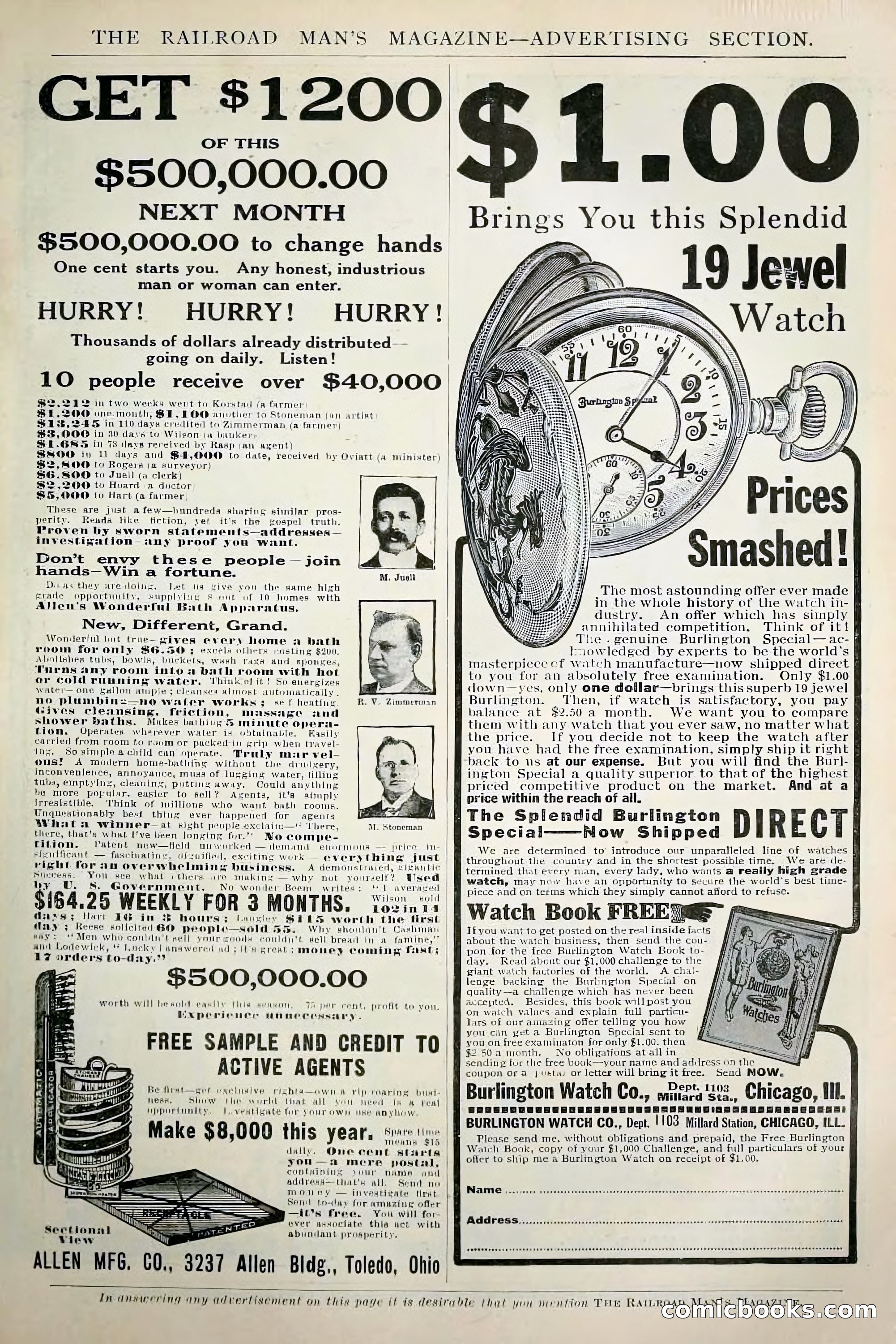 The Railroad Man's Magazine, March 1911 — page 223 of 230