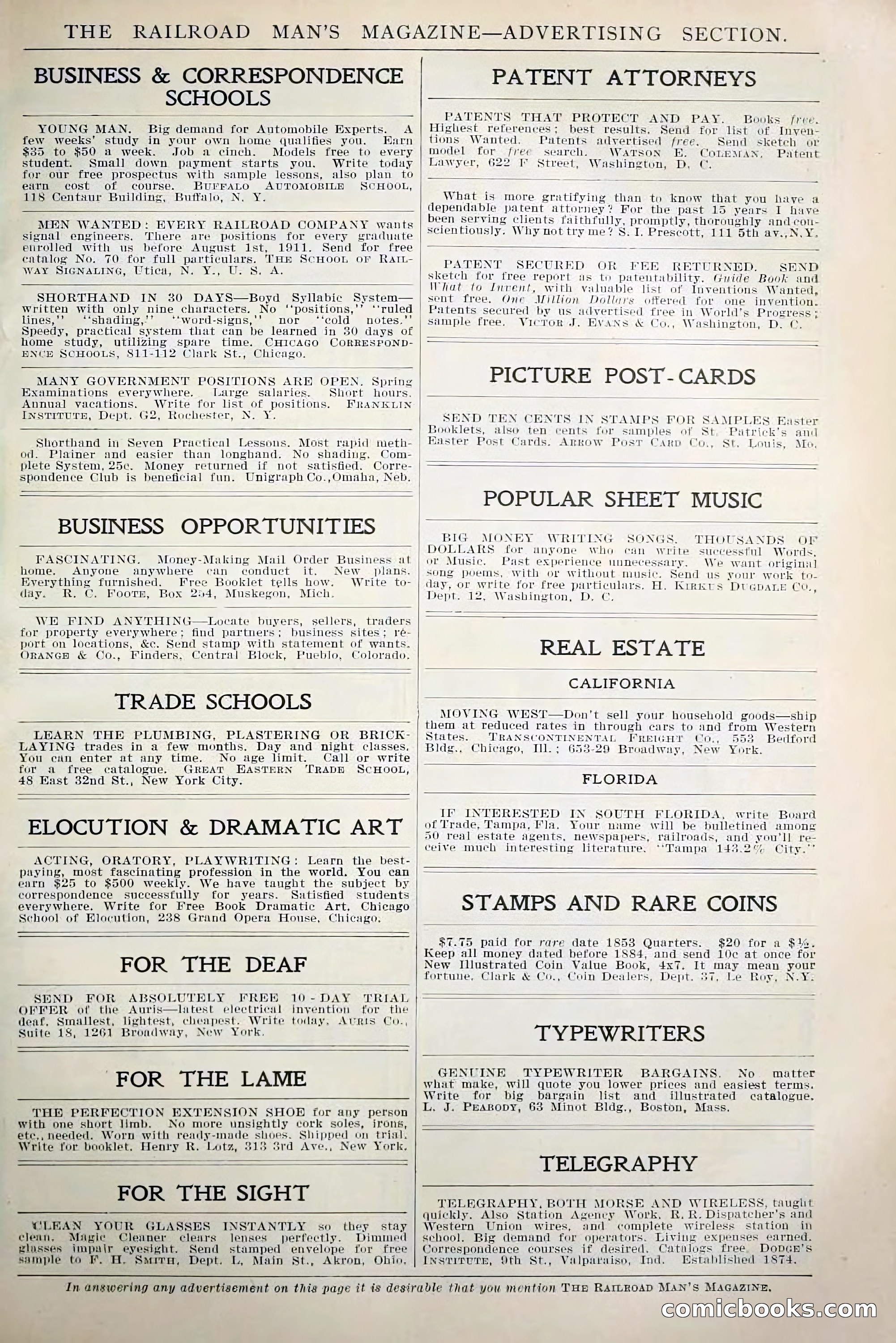 The Railroad Man's Magazine, April 1911 — page 7 of 228