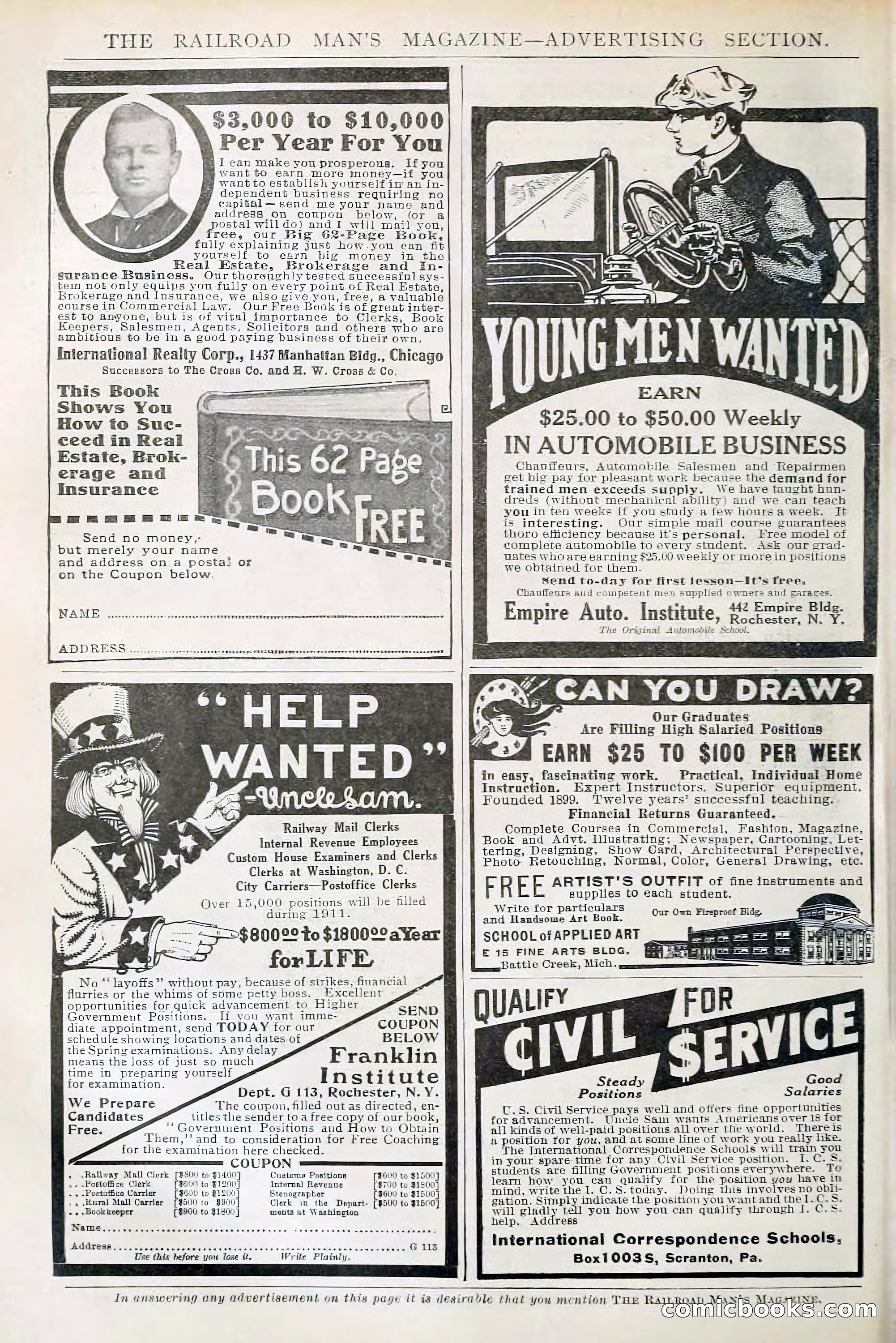 The Railroad Man's Magazine, April 1911 — page 8 of 228