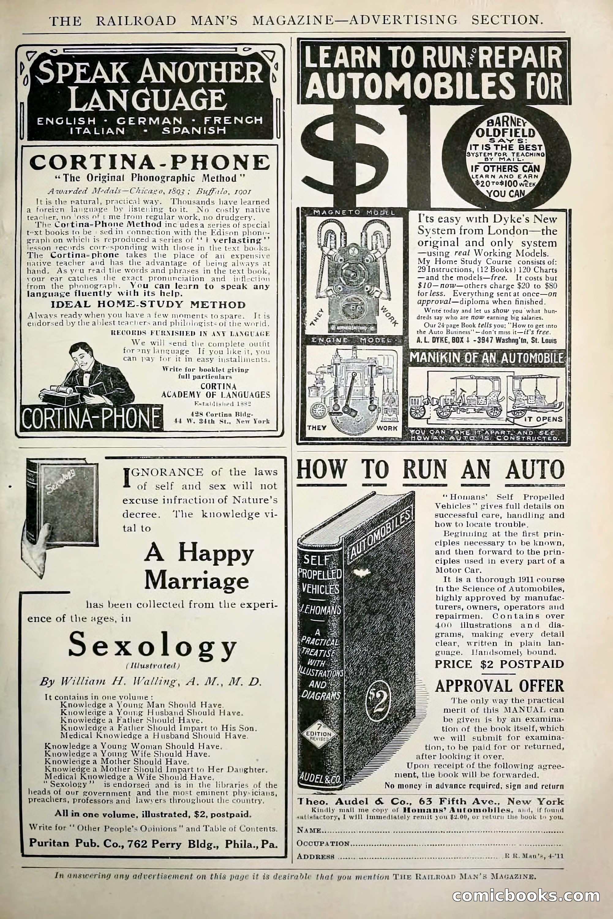 The Railroad Man's Magazine, April 1911 — page 9 of 228