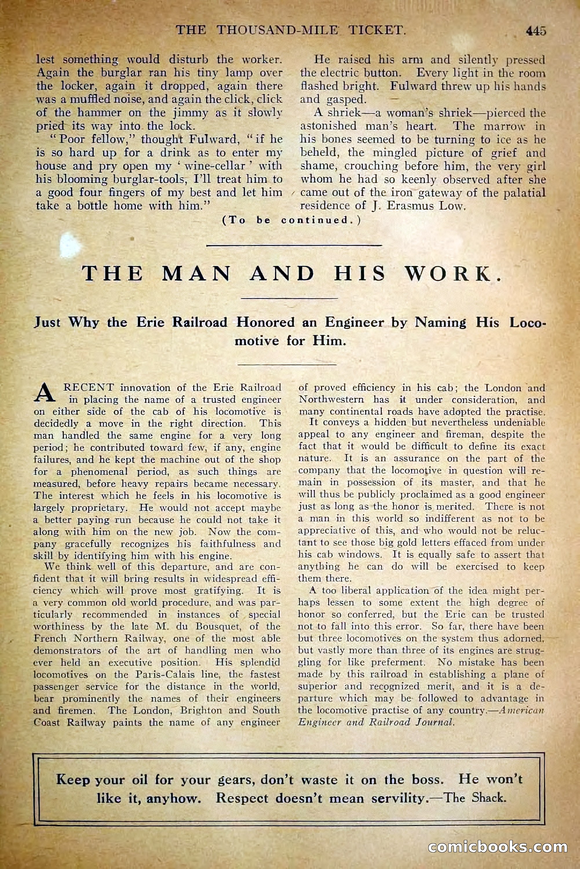 The Railroad Man's Magazine, April 1911 — page 71 of 228