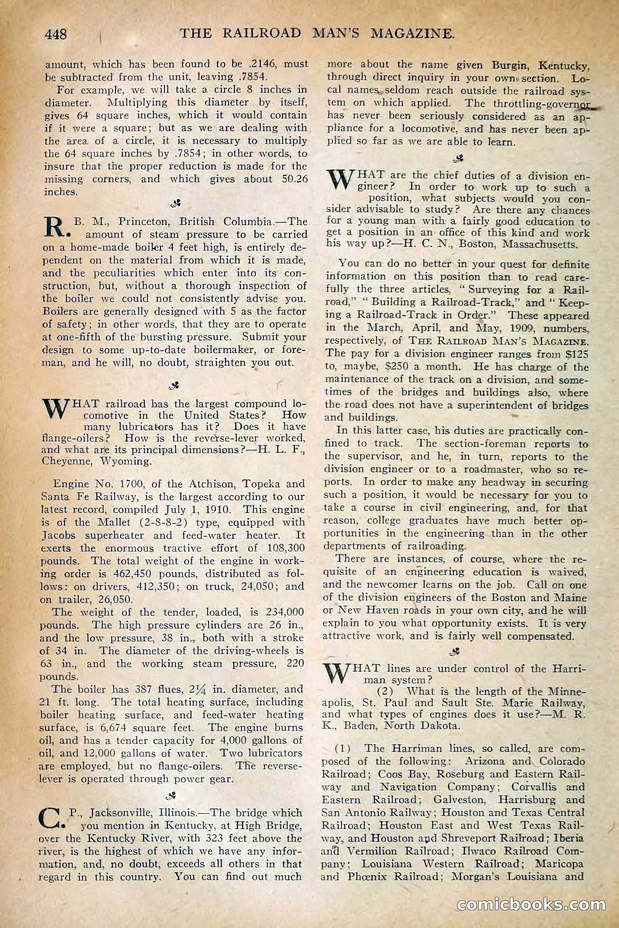 The Railroad Man's Magazine, April 1911 — page 74 of 228