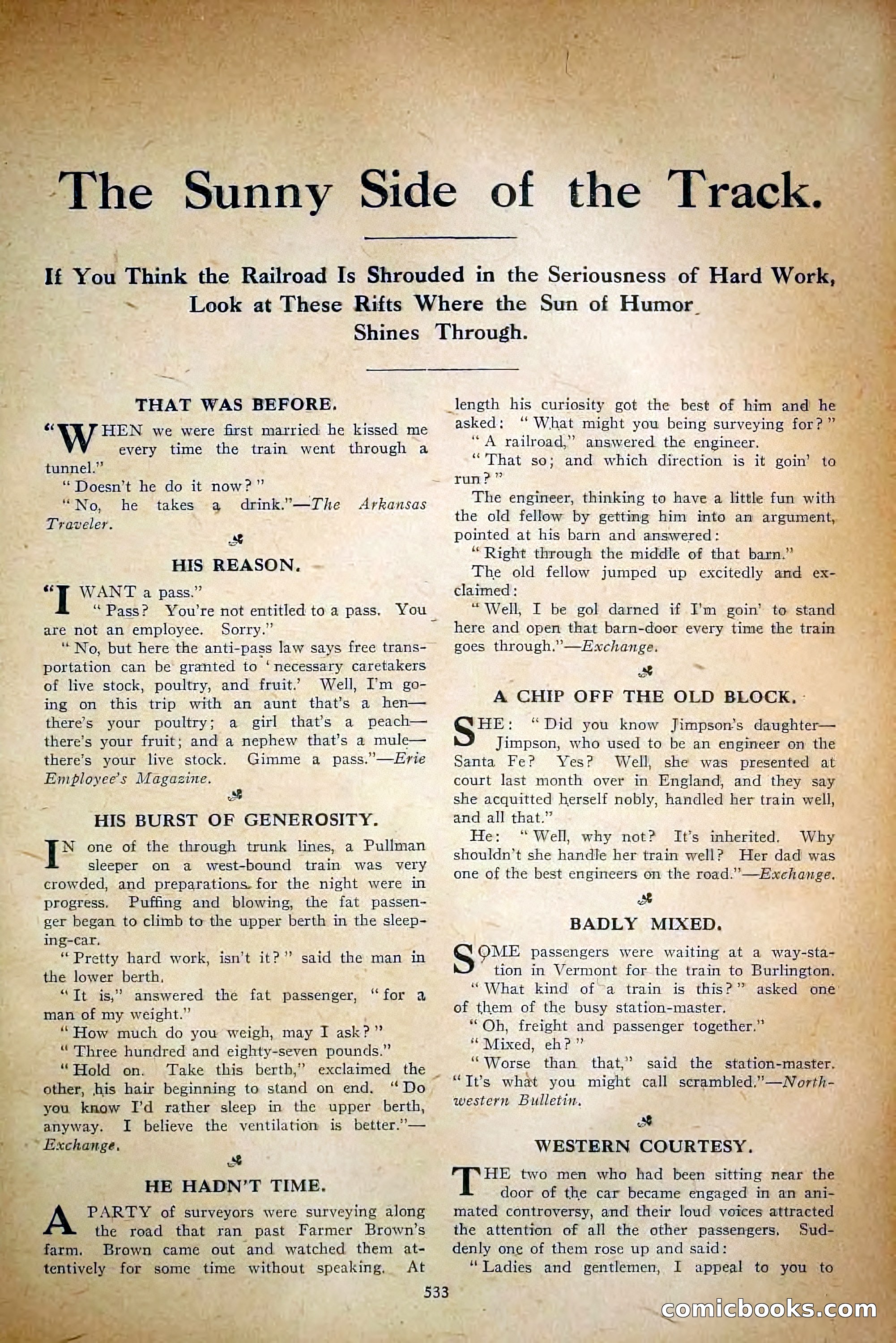 The Railroad Man's Magazine, April 1911 — page 159 of 228