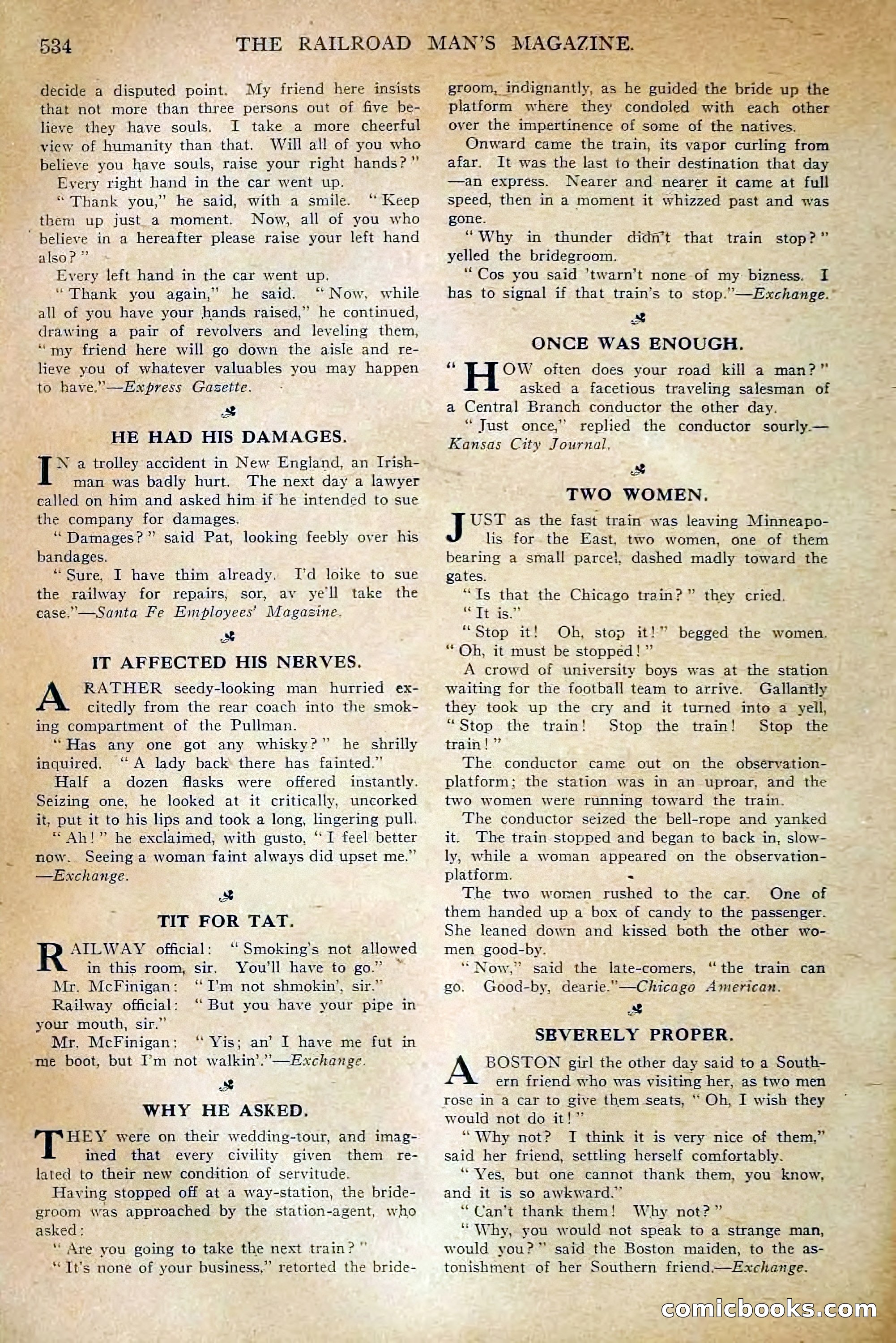 The Railroad Man's Magazine, April 1911 — page 160 of 228