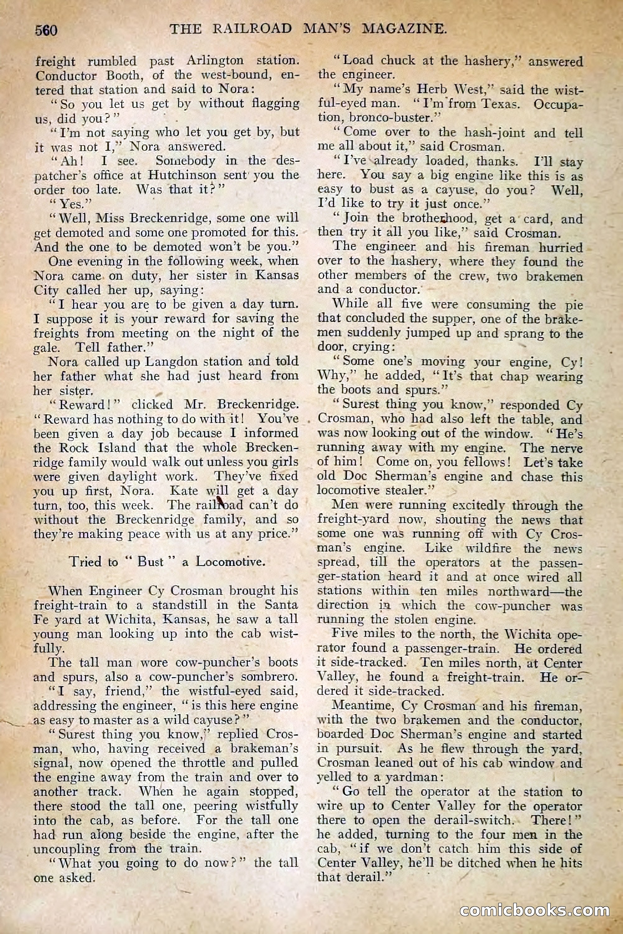 The Railroad Man's Magazine, April 1911 — page 186 of 228