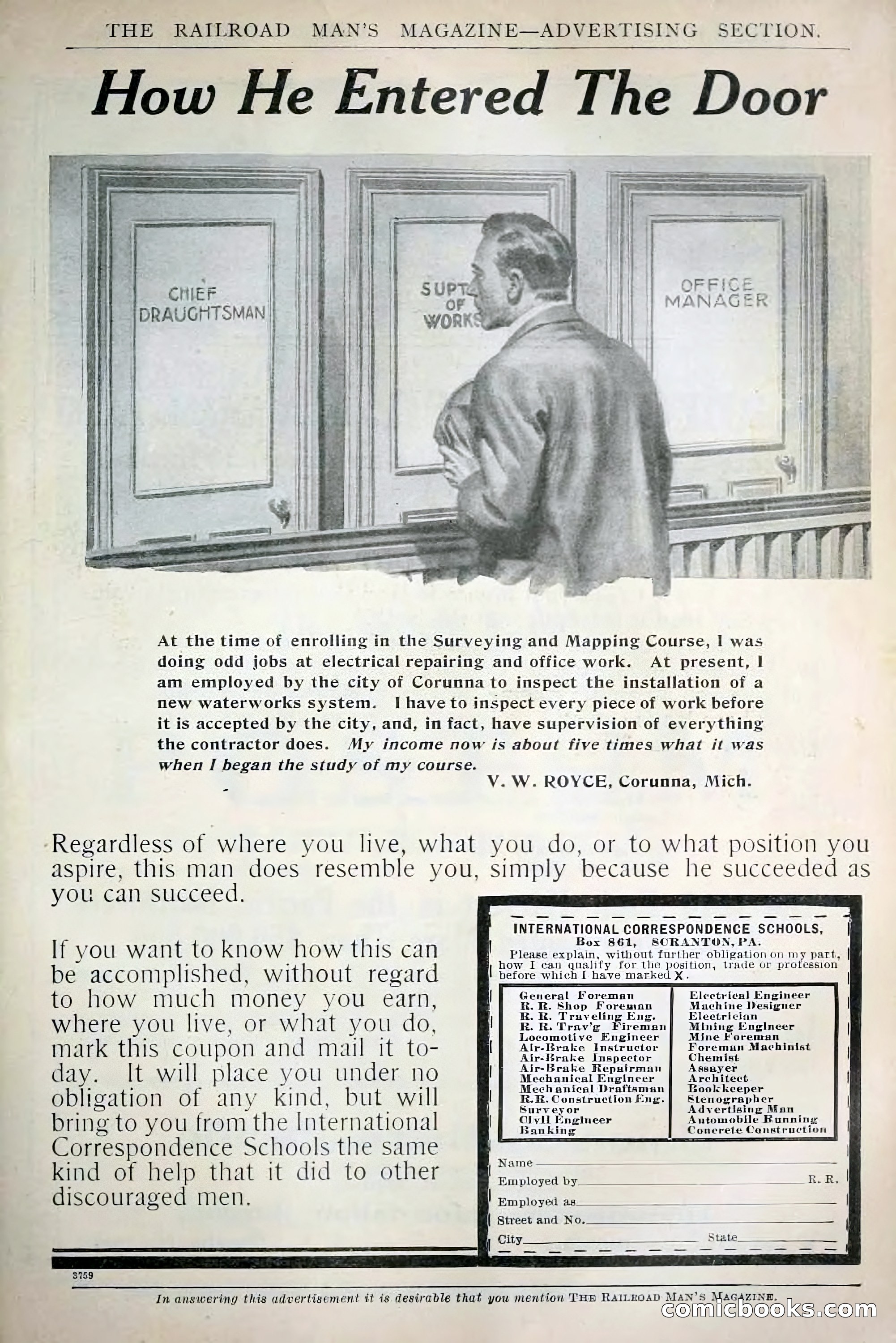 The Railroad Man's Magazine, April 1911 — page 205 of 228
