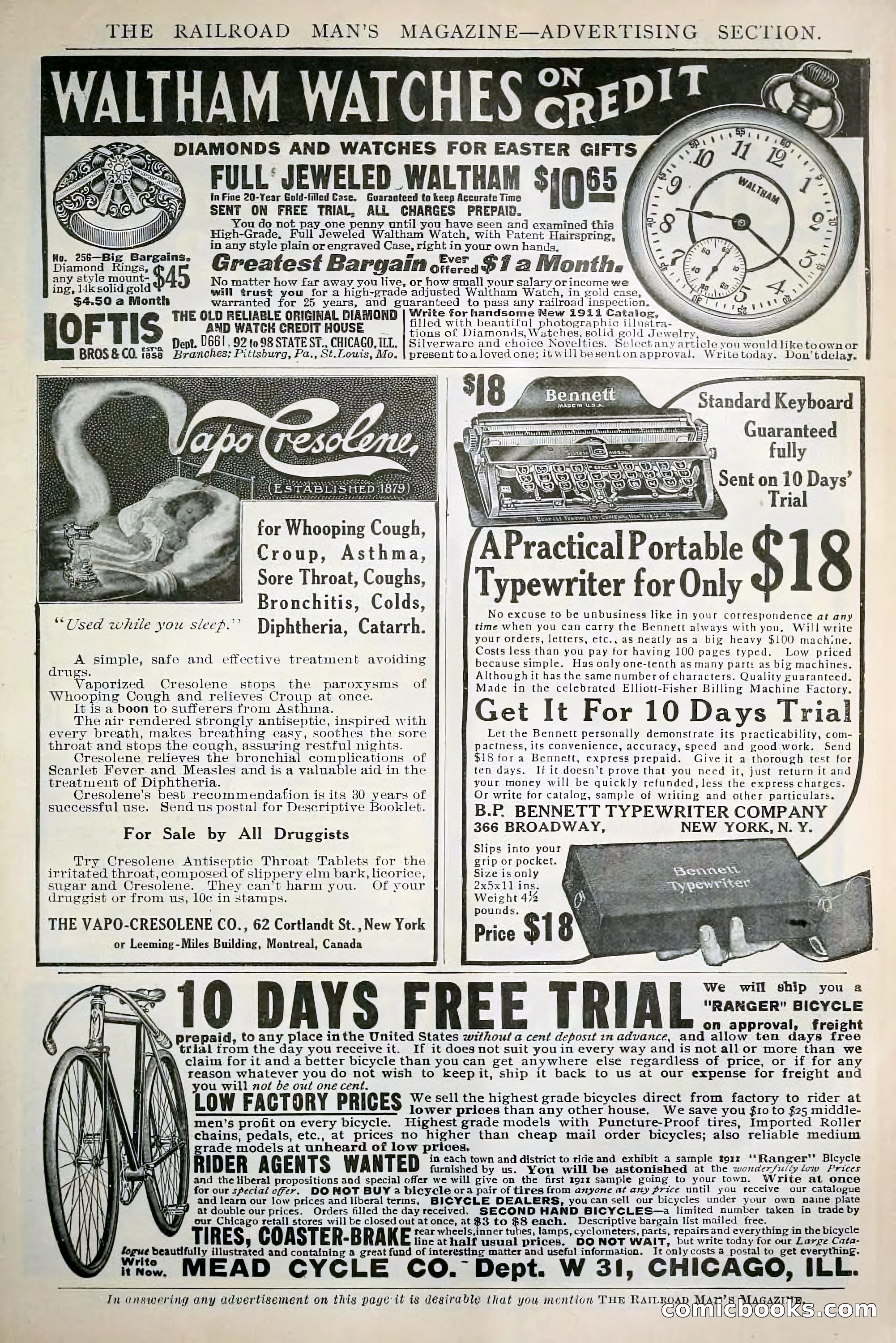 The Railroad Man's Magazine, April 1911 — page 217 of 228