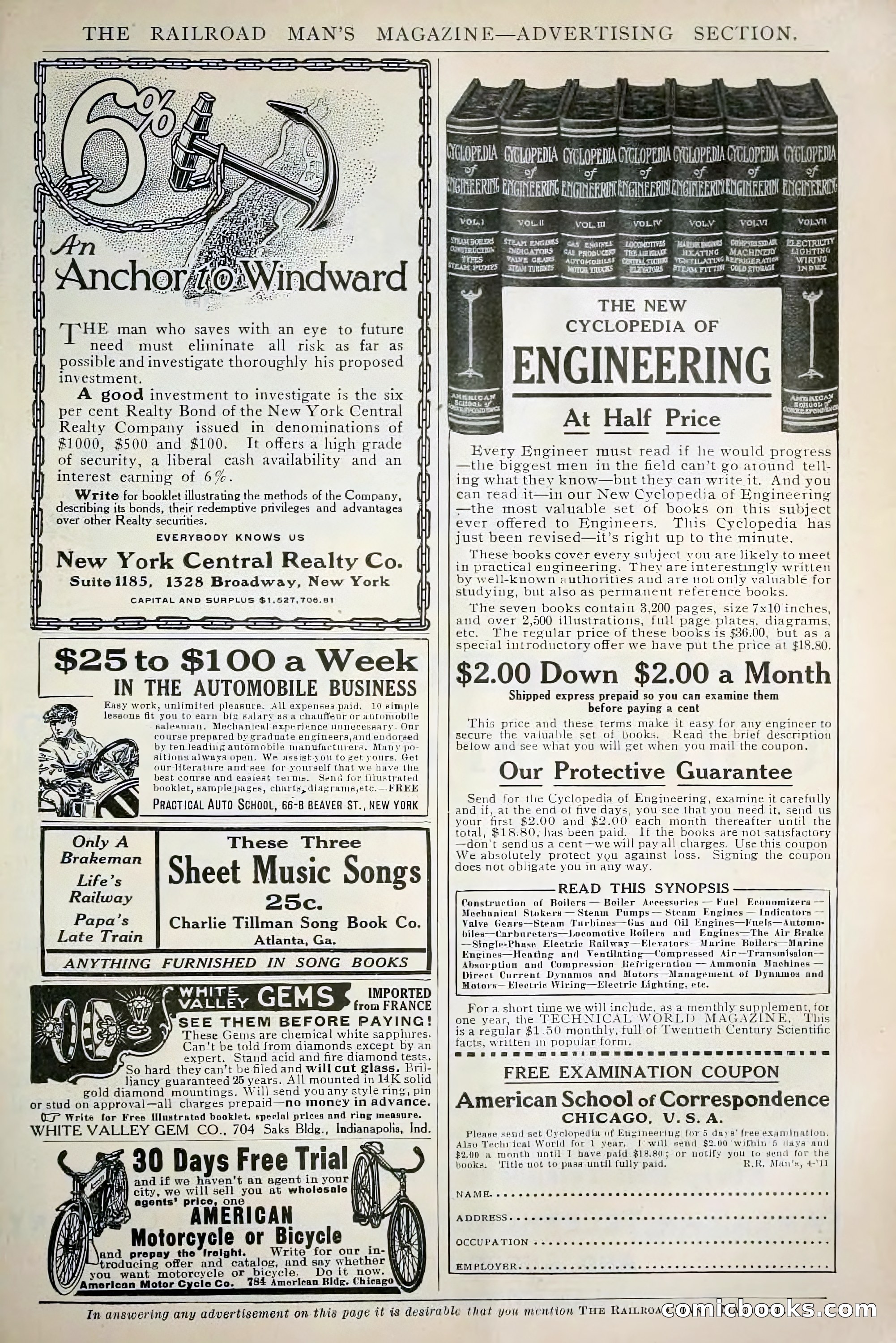 The Railroad Man's Magazine, April 1911 — page 223 of 228