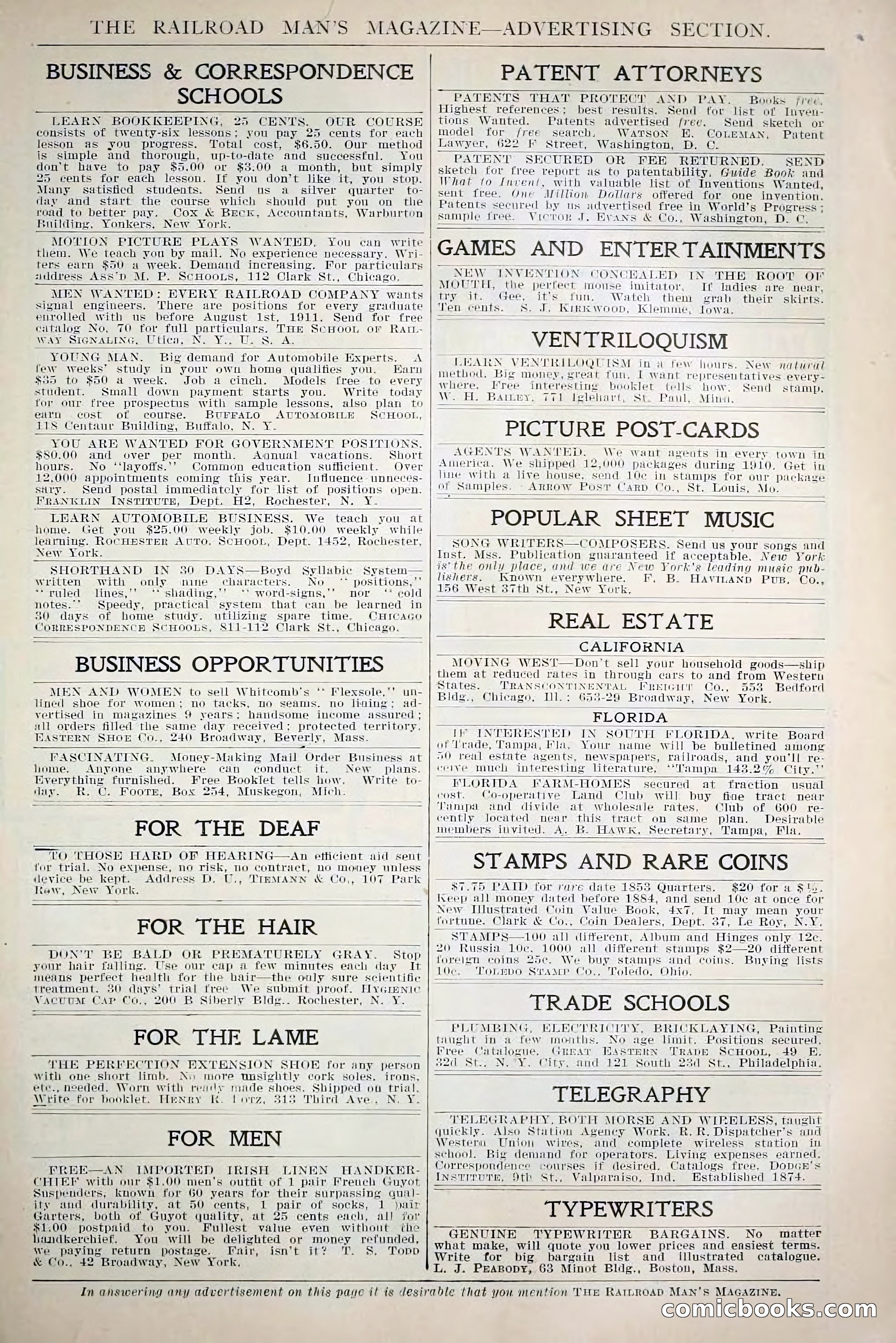 The Railroad Man's Magazine, May 1911 — page 7 of 232