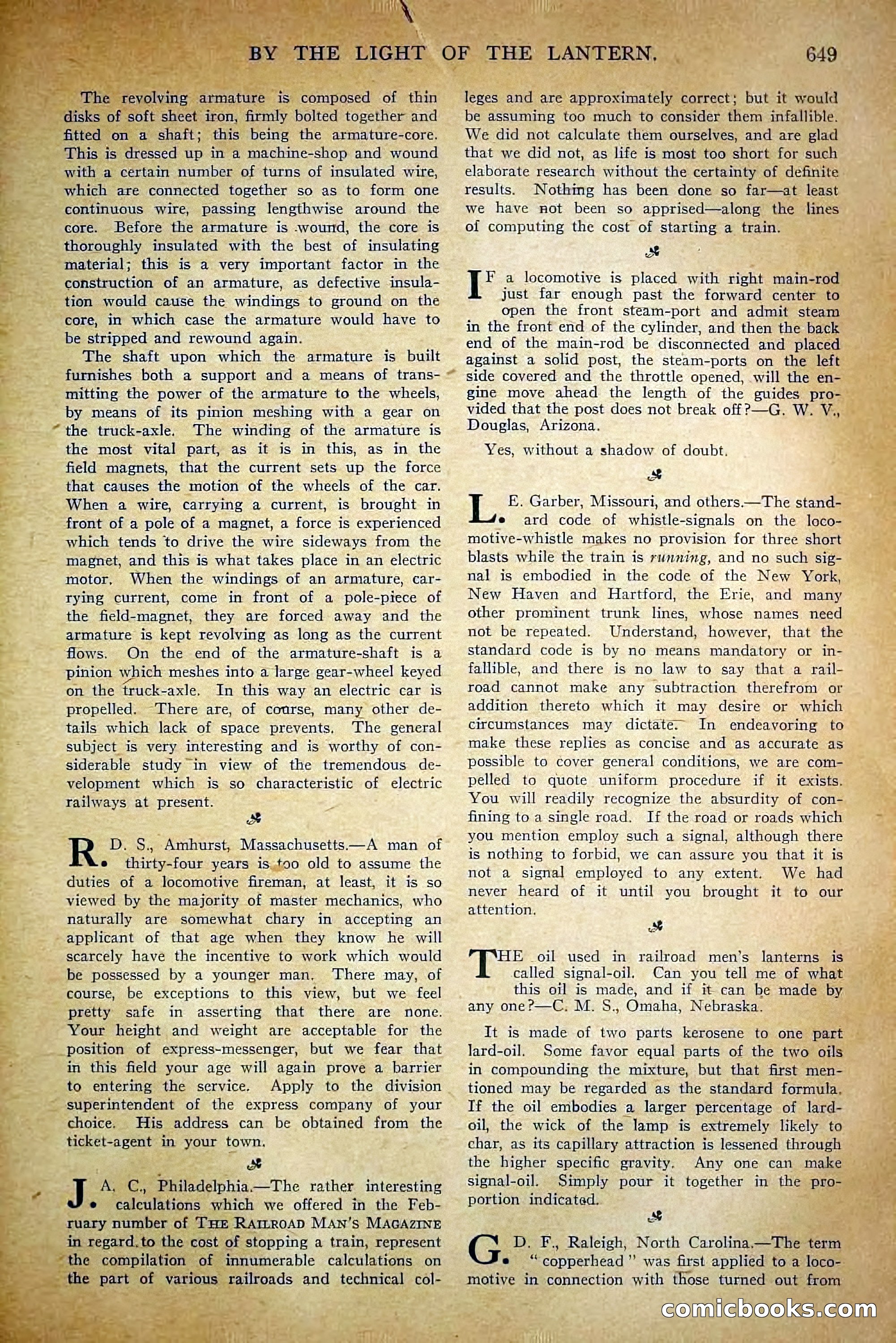 The Railroad Man's Magazine, May 1911 — page 83 of 232