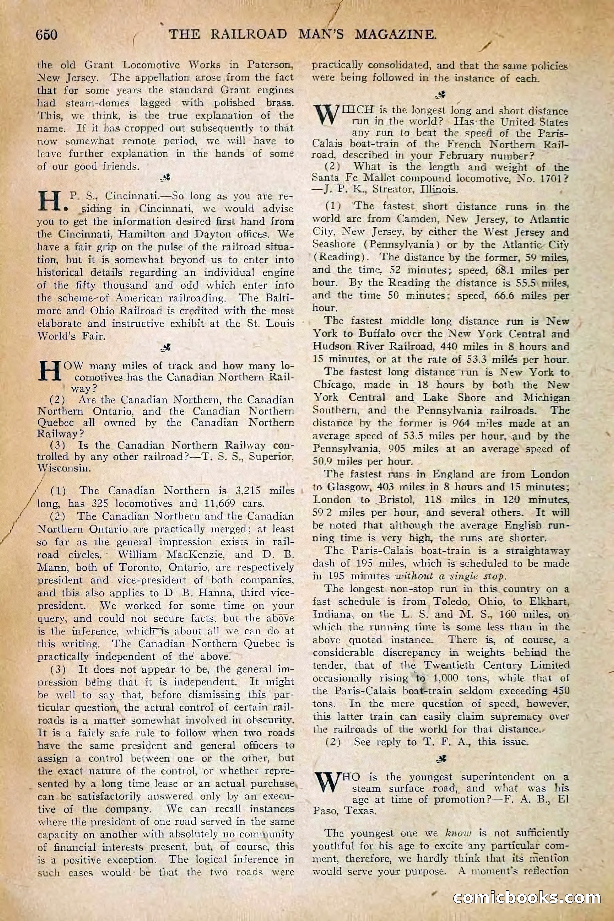 The Railroad Man's Magazine, May 1911 — page 84 of 232