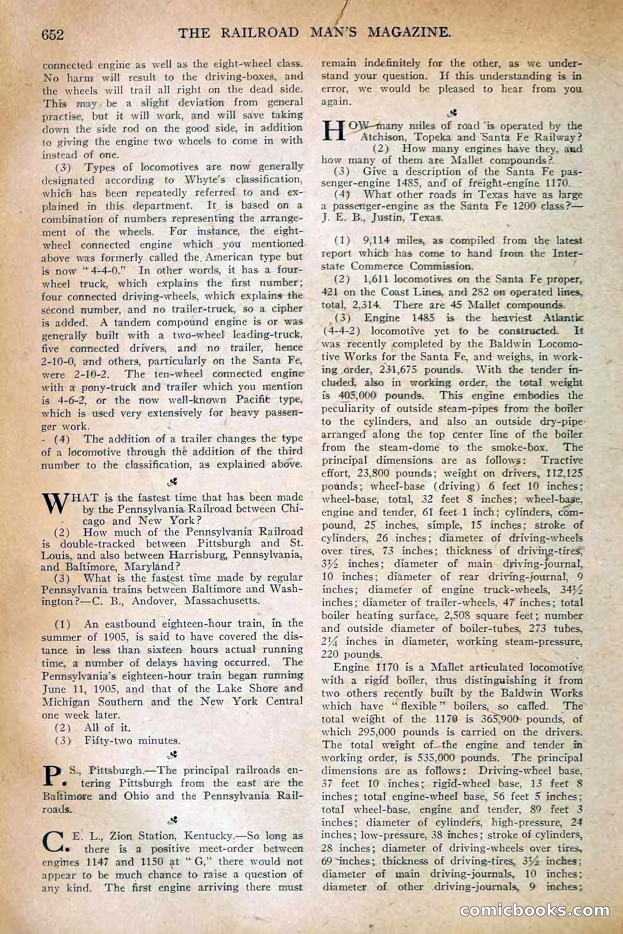 The Railroad Man's Magazine, May 1911 — page 86 of 232