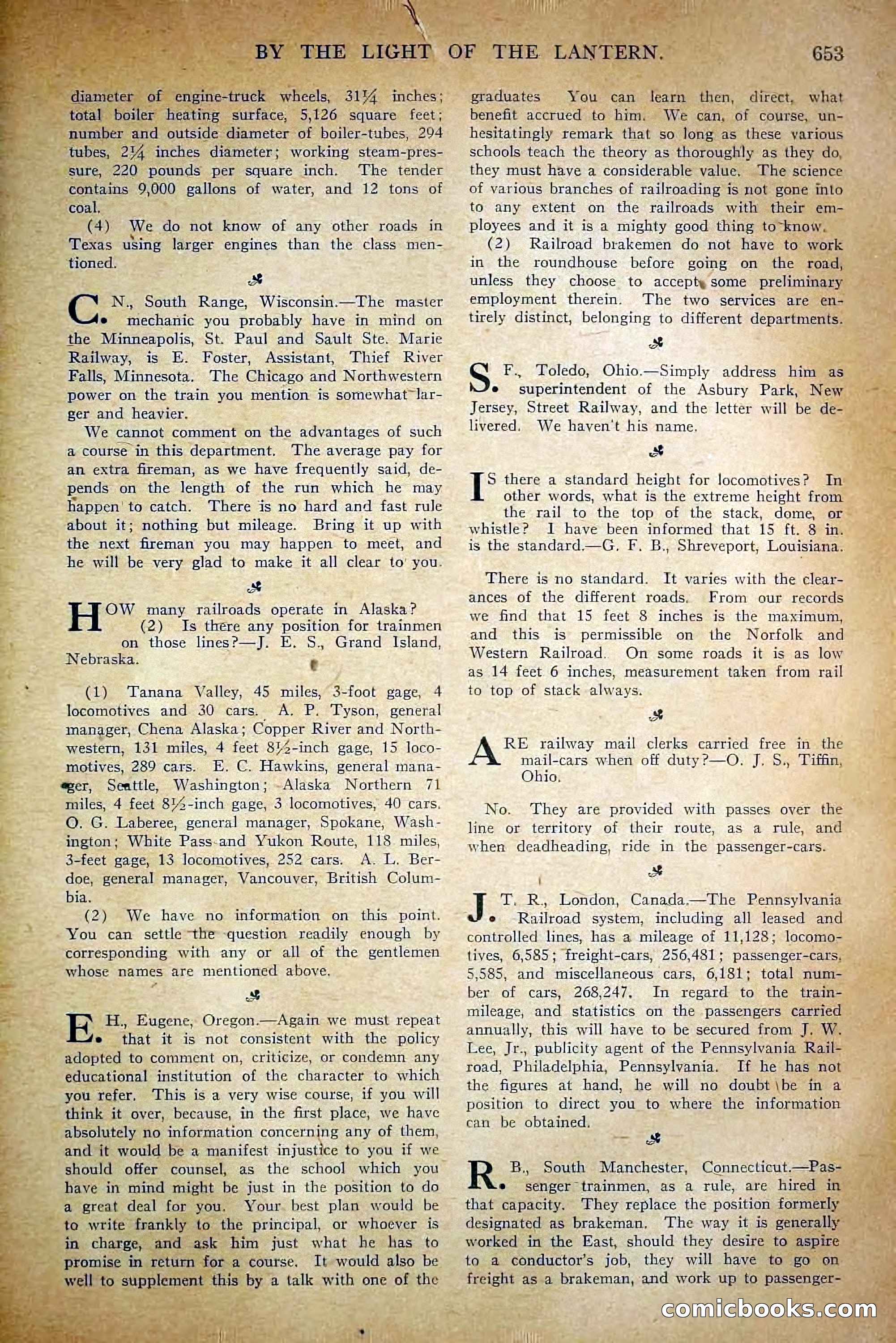 The Railroad Man's Magazine, May 1911 — page 87 of 232