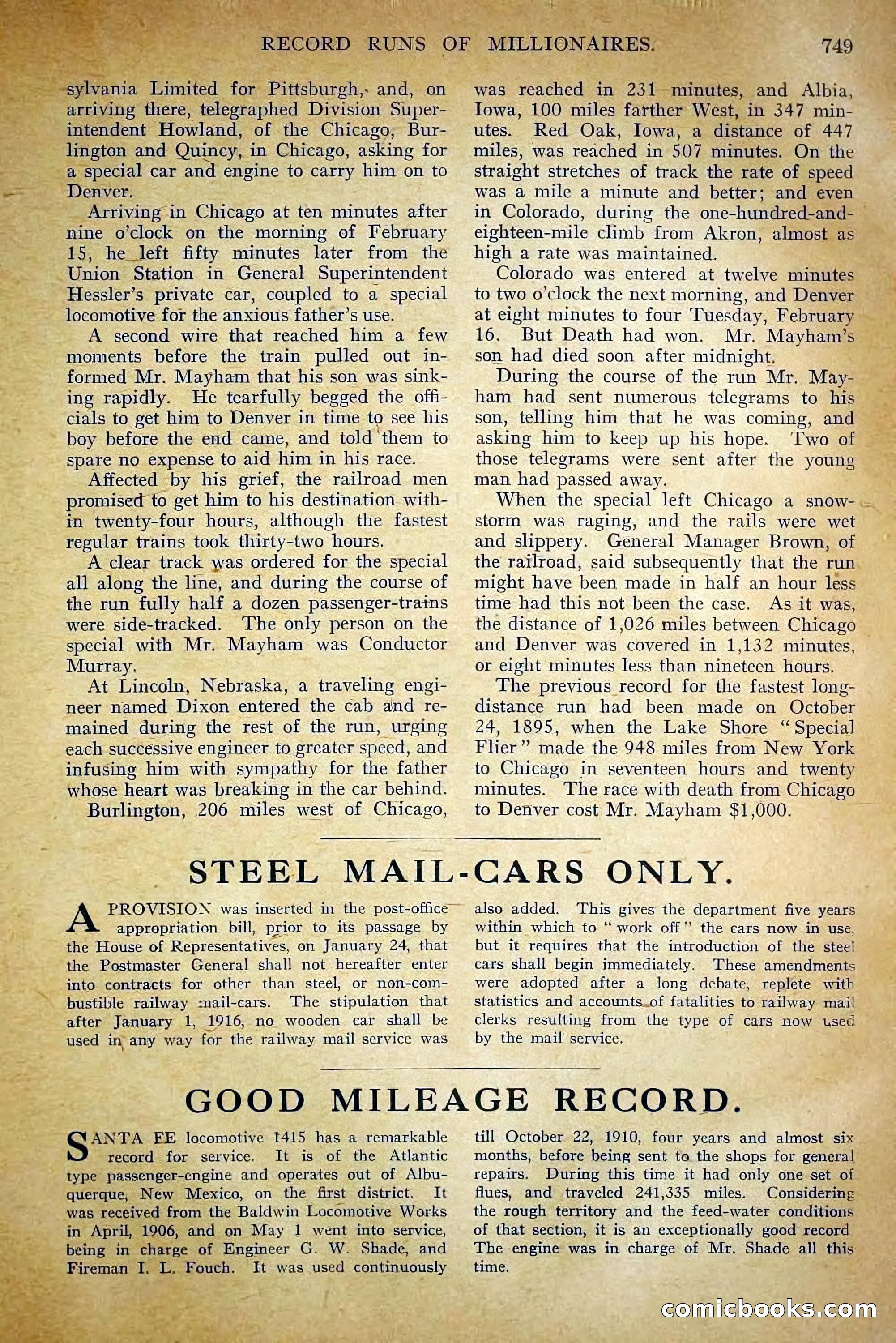 The Railroad Man's Magazine, May 1911 — page 183 of 232
