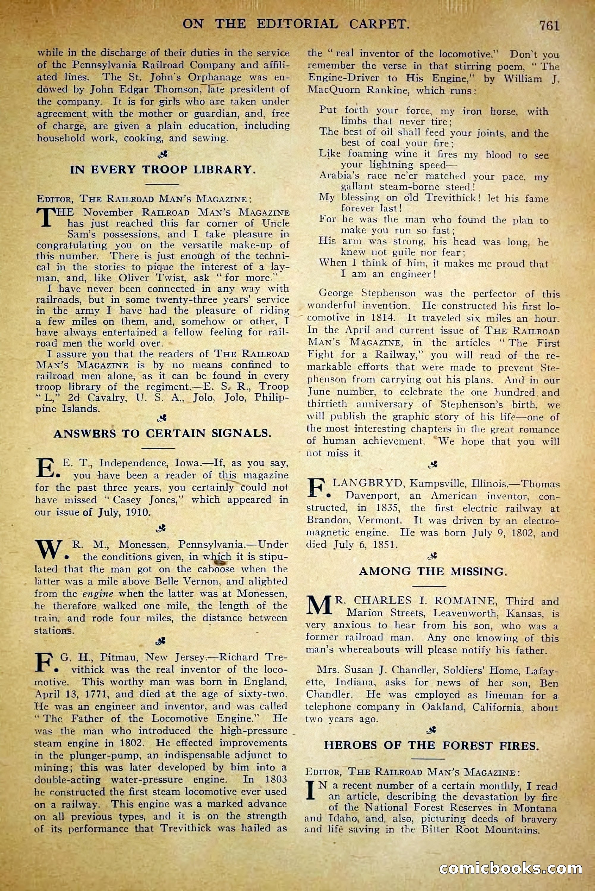 The Railroad Man's Magazine, May 1911 — page 195 of 232
