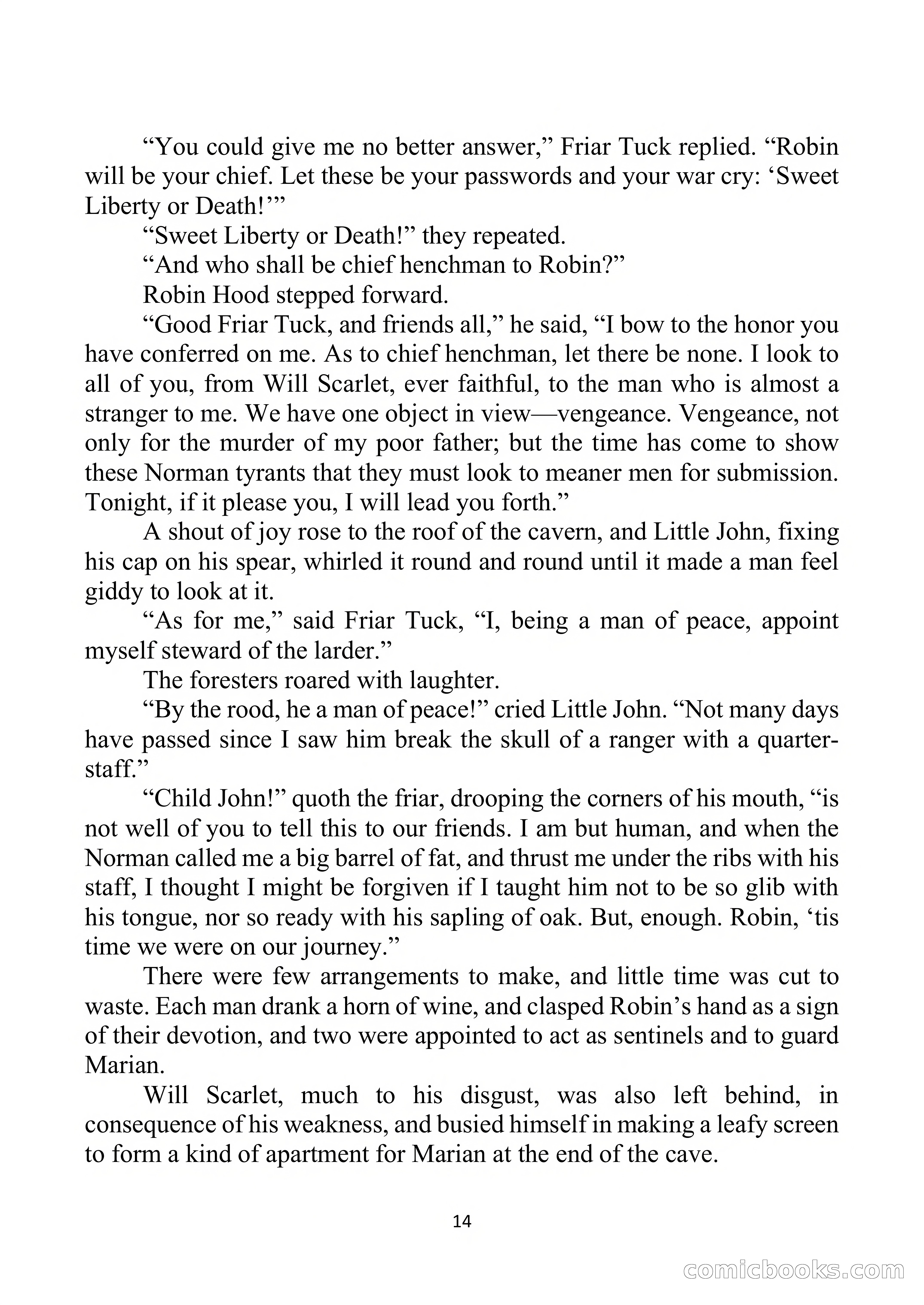 Robin Hood Library No. 1: Sweet Liberty or Death — page 15 of 63
