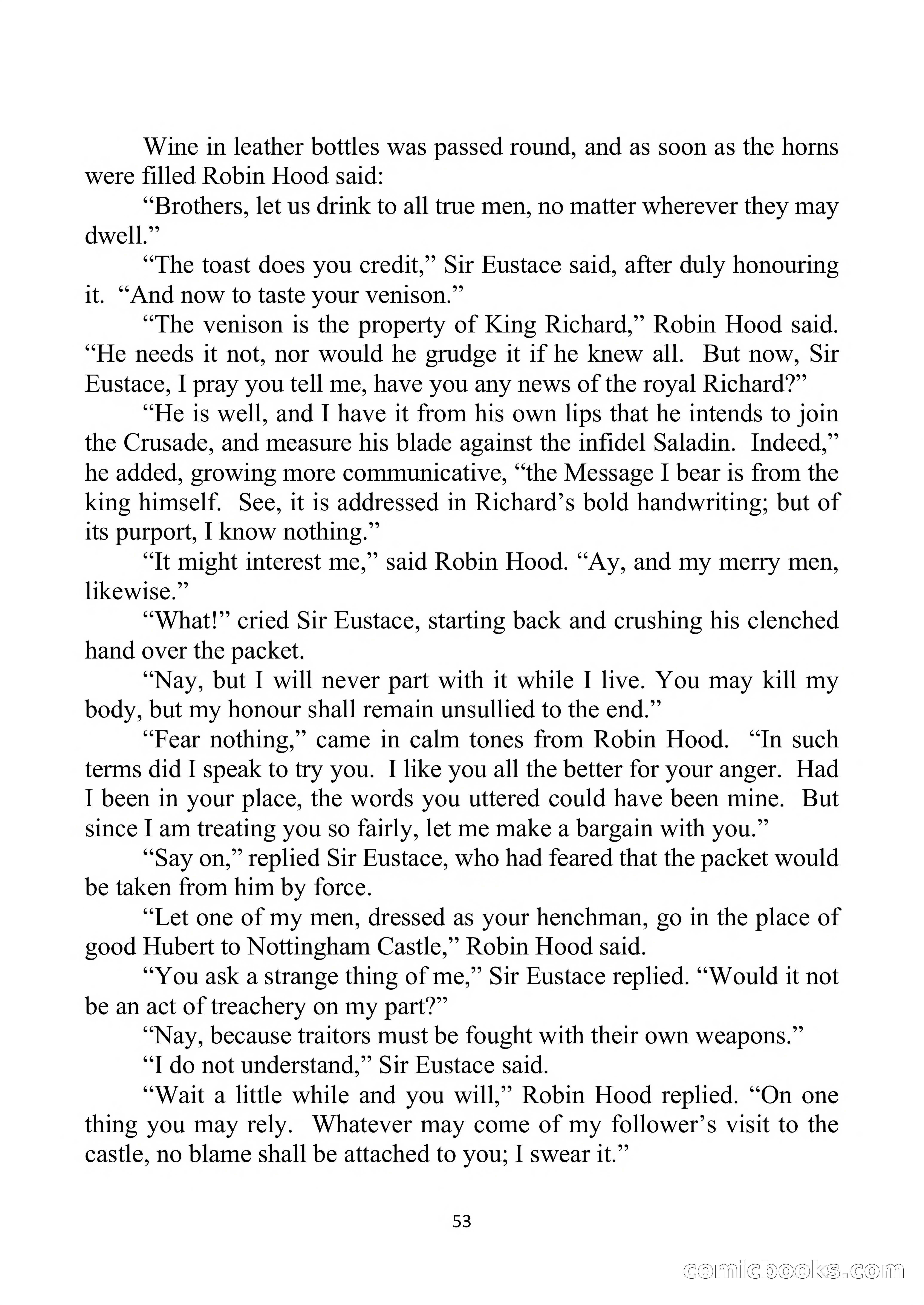 Robin Hood Library No. 1: Sweet Liberty or Death — page 54 of 63