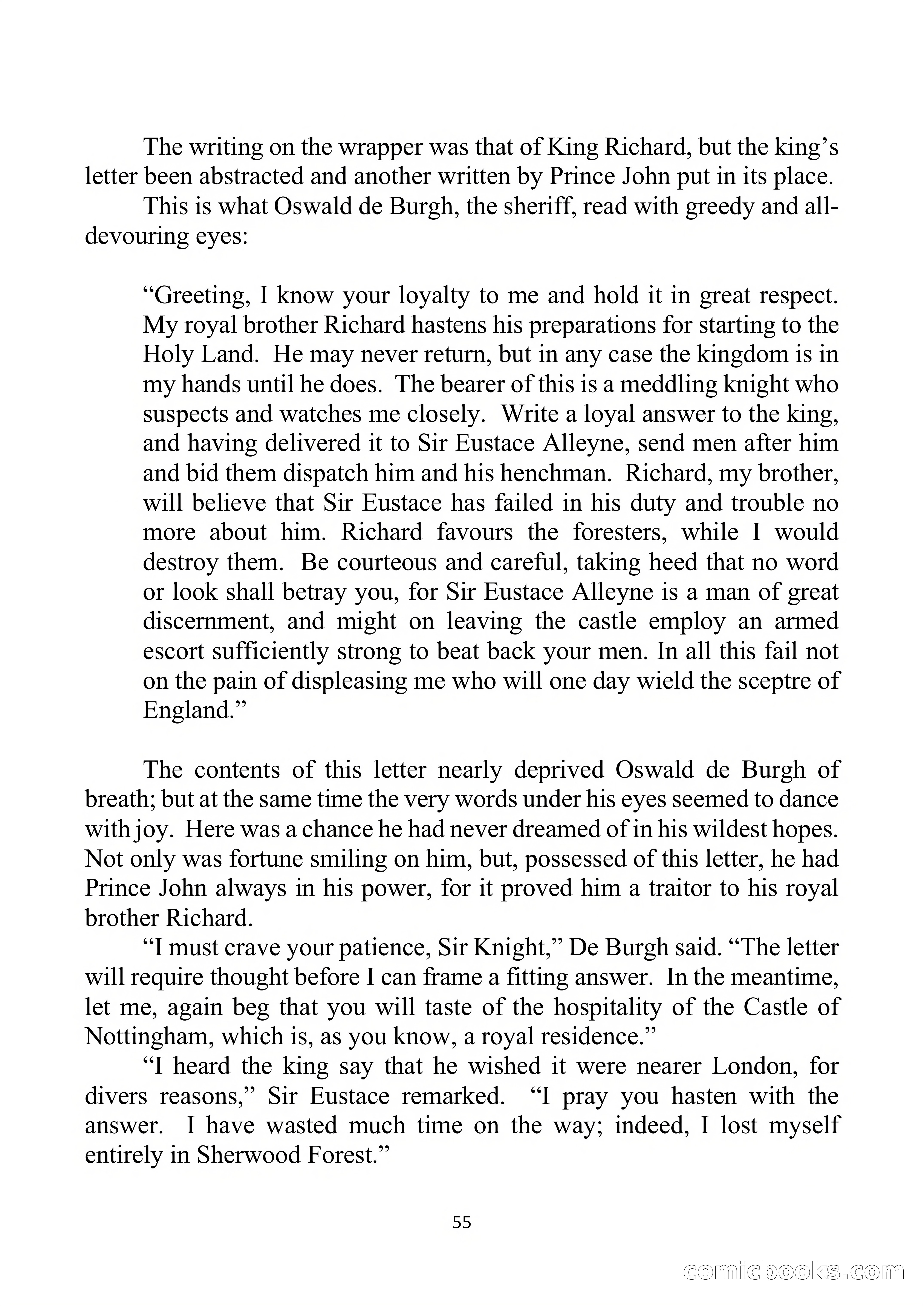 Robin Hood Library No. 1: Sweet Liberty or Death — page 56 of 63