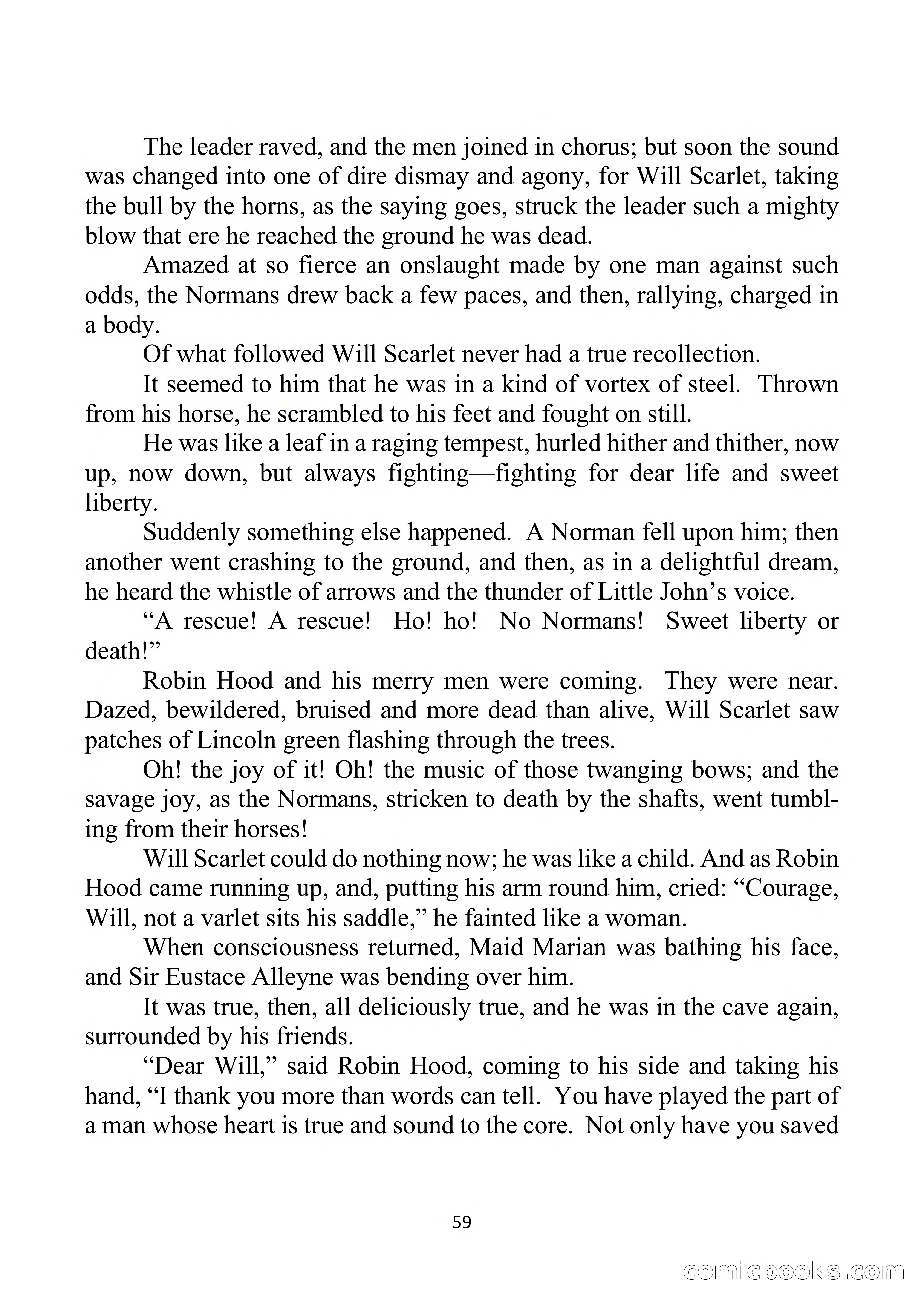 Robin Hood Library No. 1: Sweet Liberty or Death — page 60 of 63