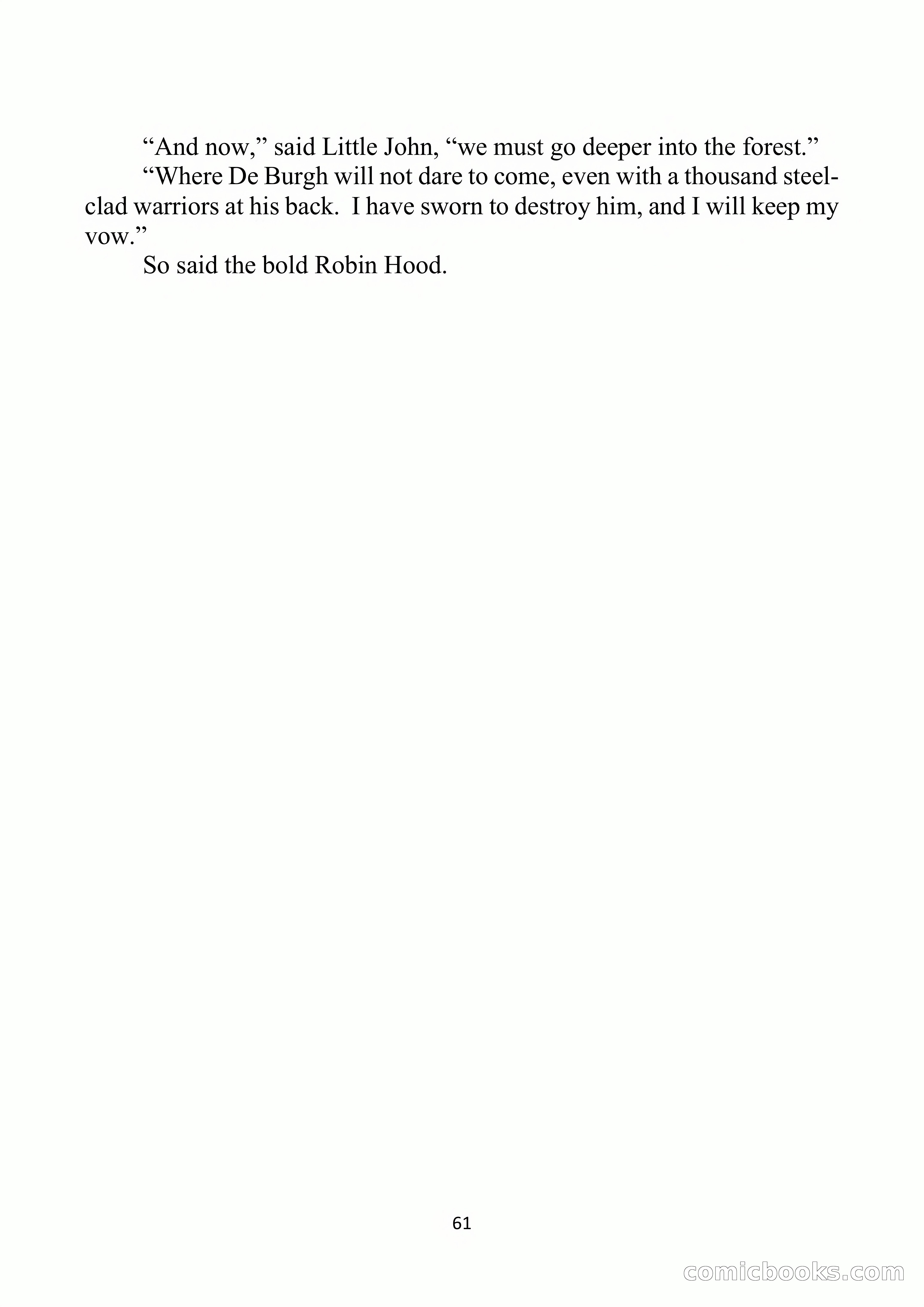 Robin Hood Library No. 1: Sweet Liberty or Death — page 62 of 63