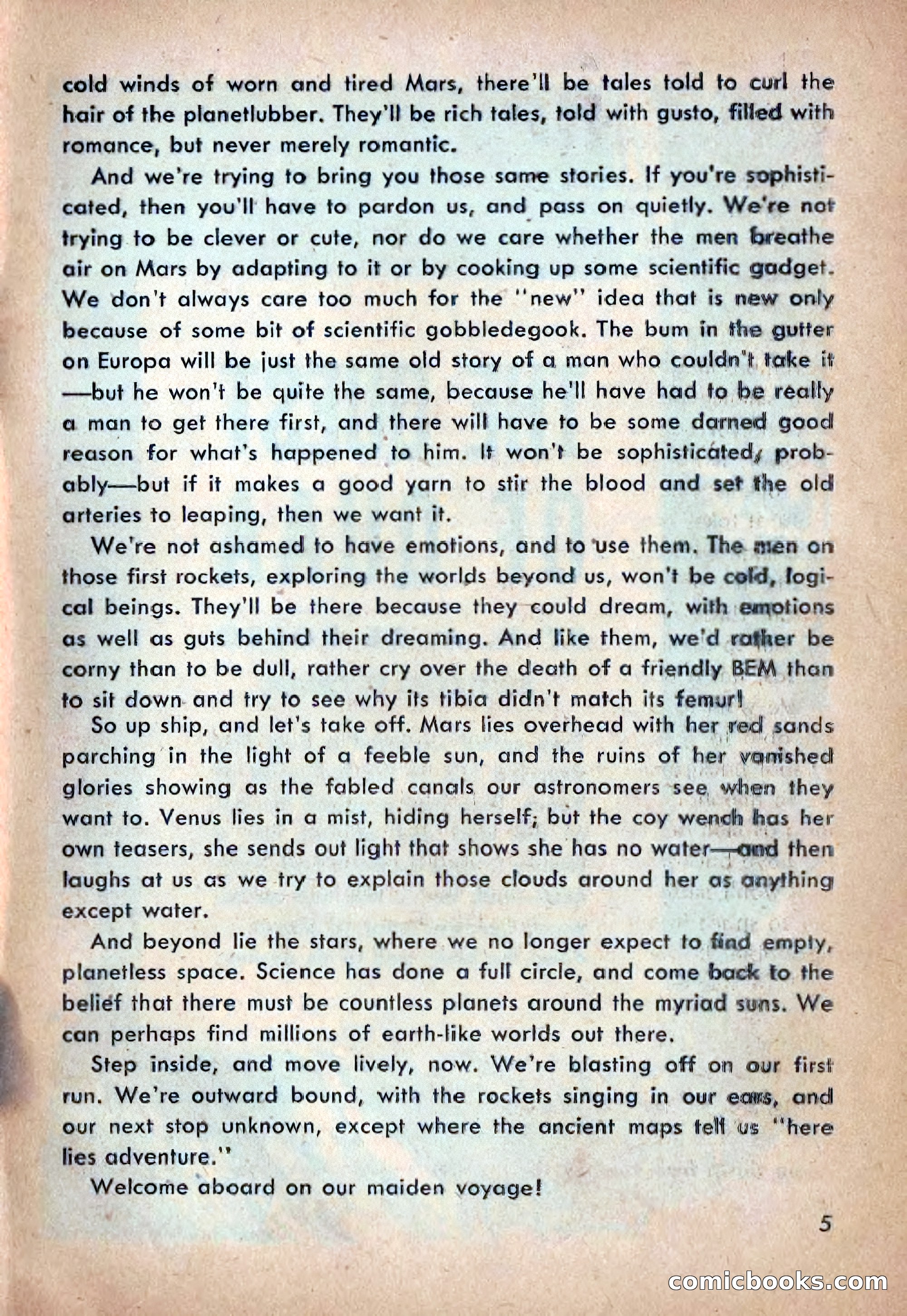 Rocket Stories, Vol. 1, No. 1 — page 8 of 164