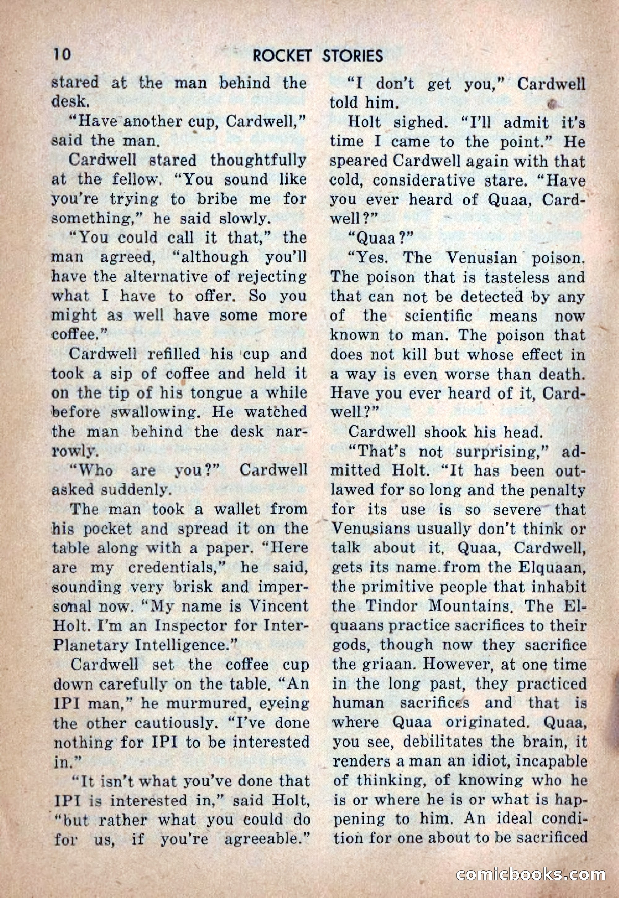 Rocket Stories, Vol. 1, No. 1 — page 13 of 164