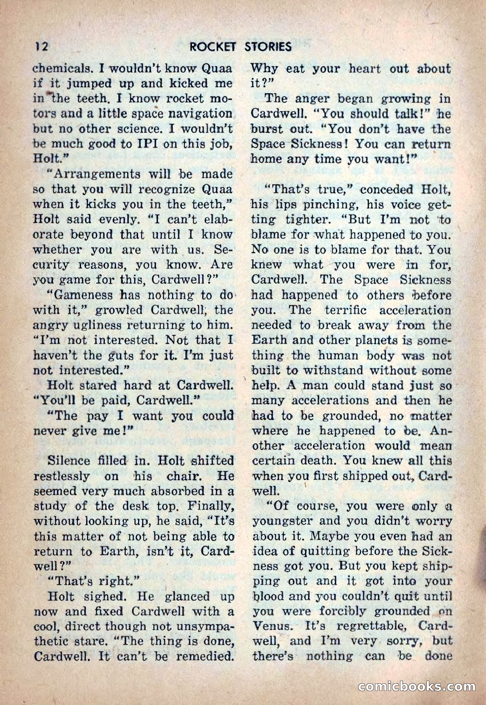 Rocket Stories, Vol. 1, No. 1 — page 15 of 164