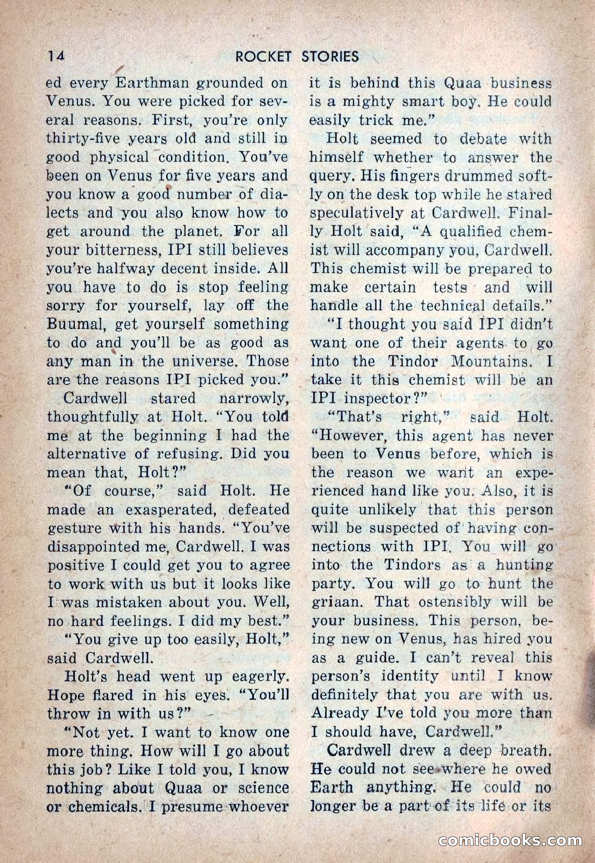 Rocket Stories, Vol. 1, No. 1 — page 17 of 164