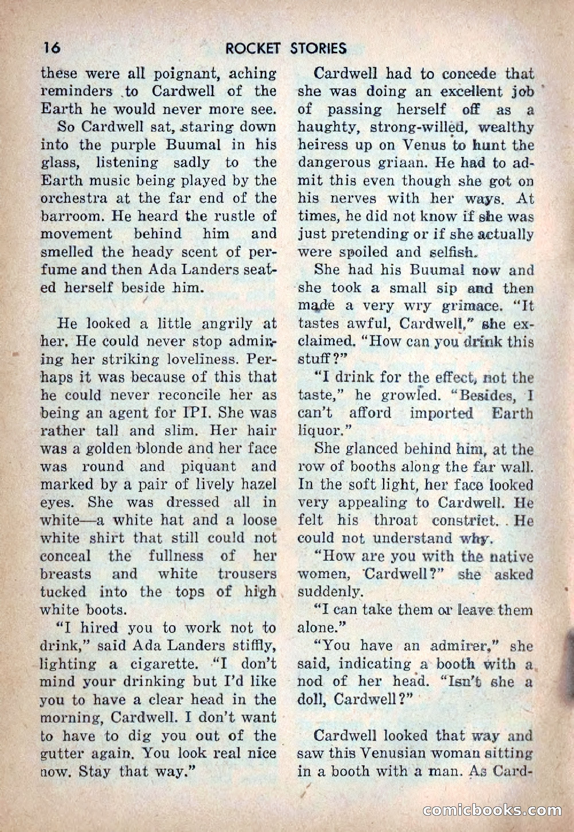 Rocket Stories, Vol. 1, No. 1 — page 19 of 164