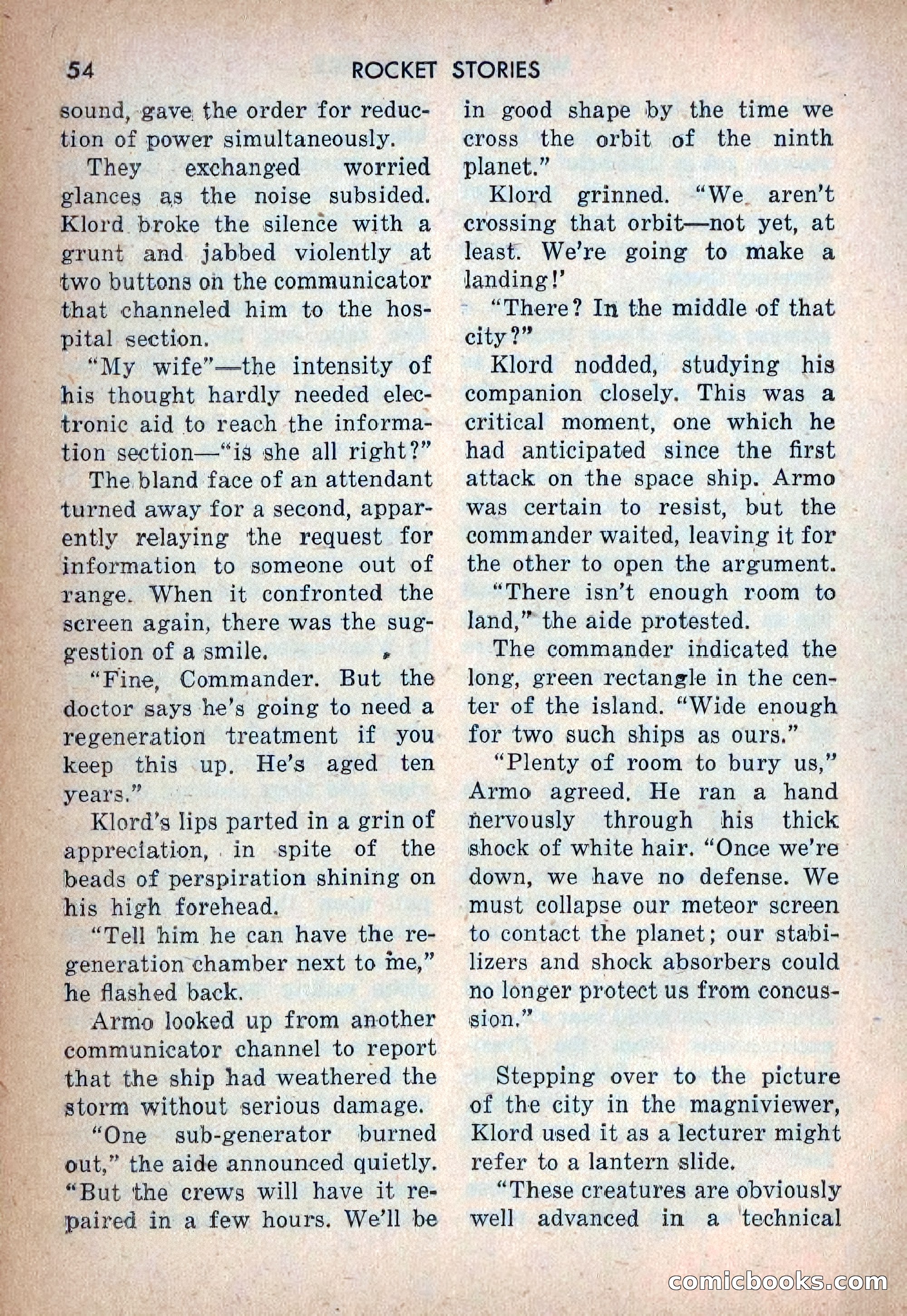Rocket Stories, Vol. 1, No. 1 — page 57 of 164