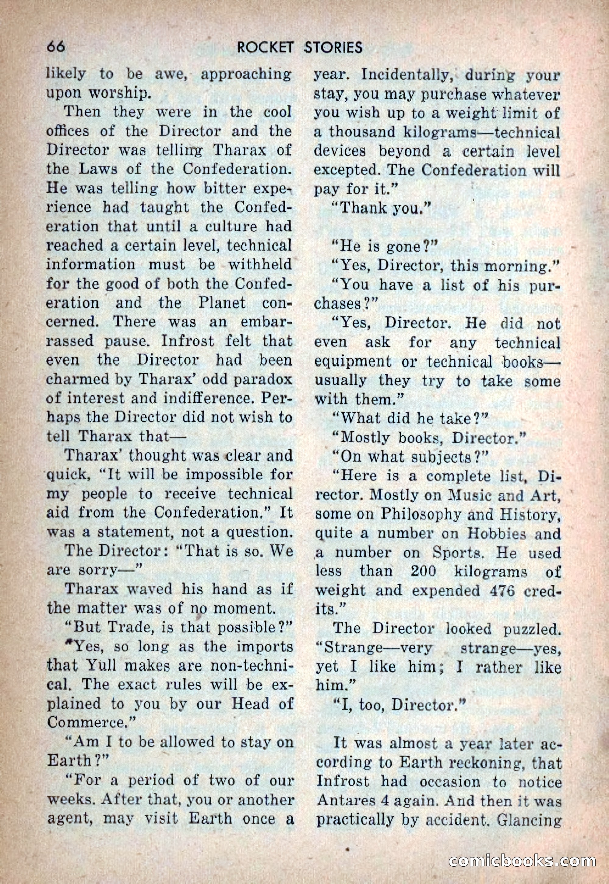 Rocket Stories, Vol. 1, No. 1 — page 69 of 164