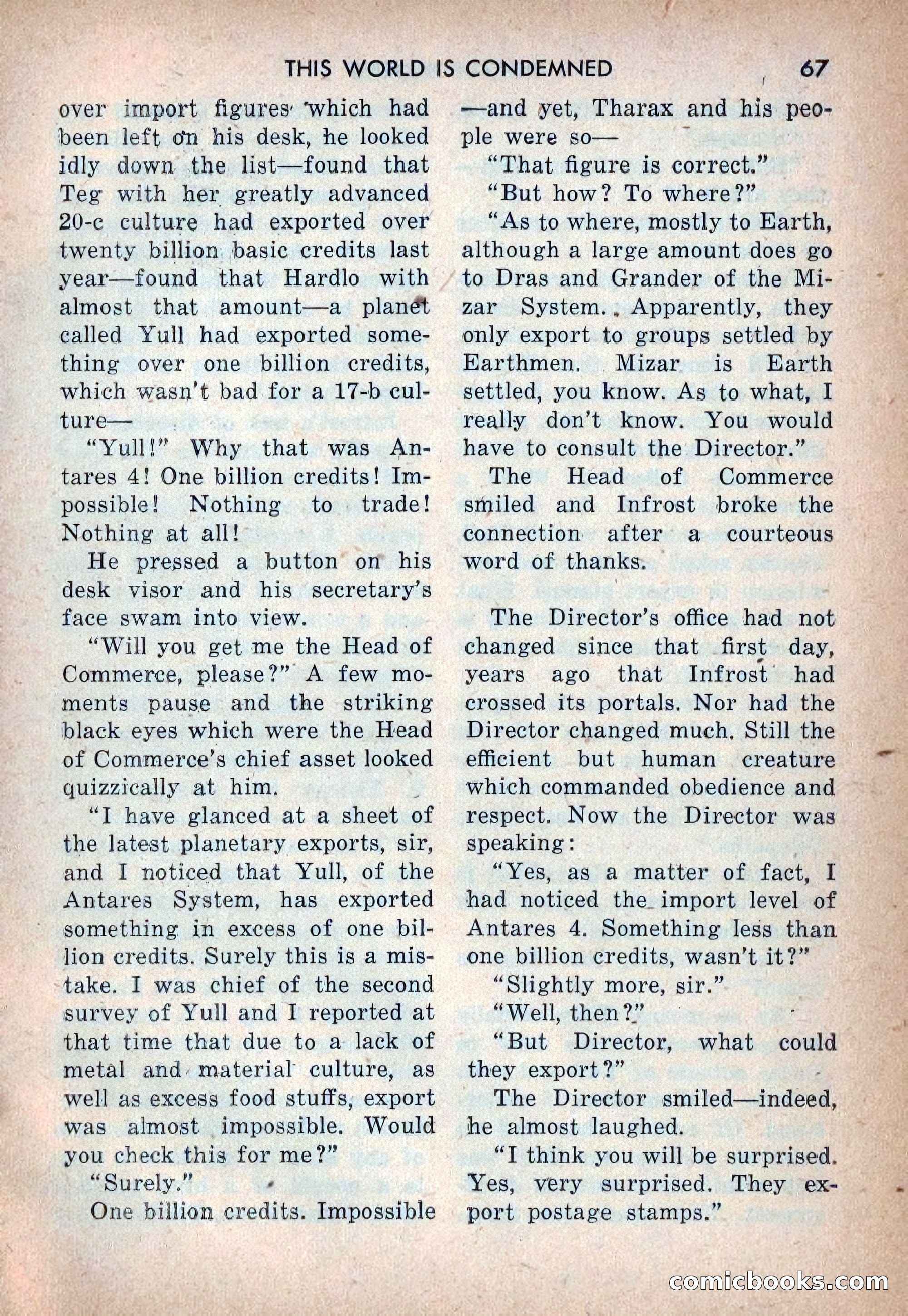 Rocket Stories, Vol. 1, No. 1 — page 70 of 164