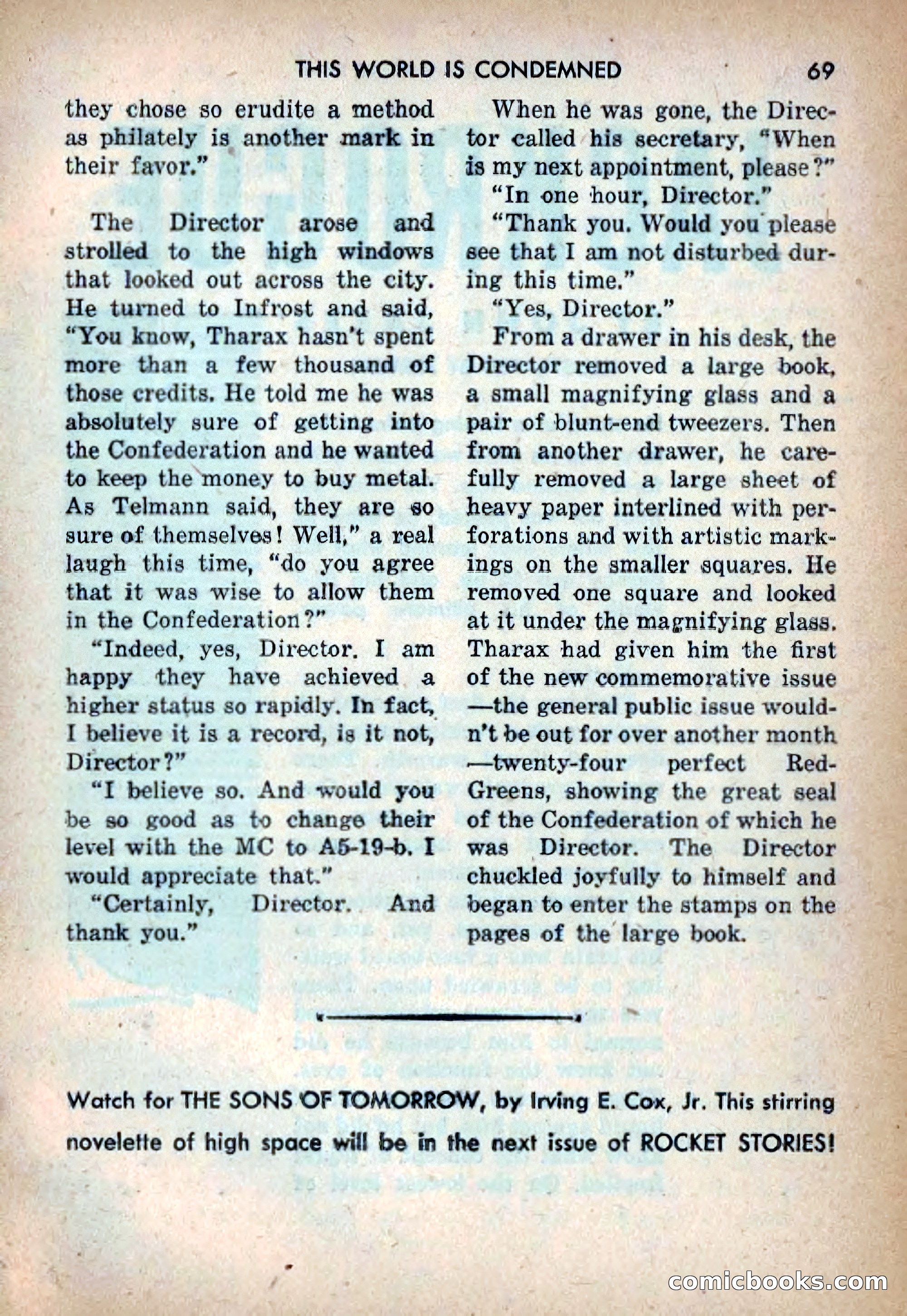 Rocket Stories, Vol. 1, No. 1 — page 72 of 164