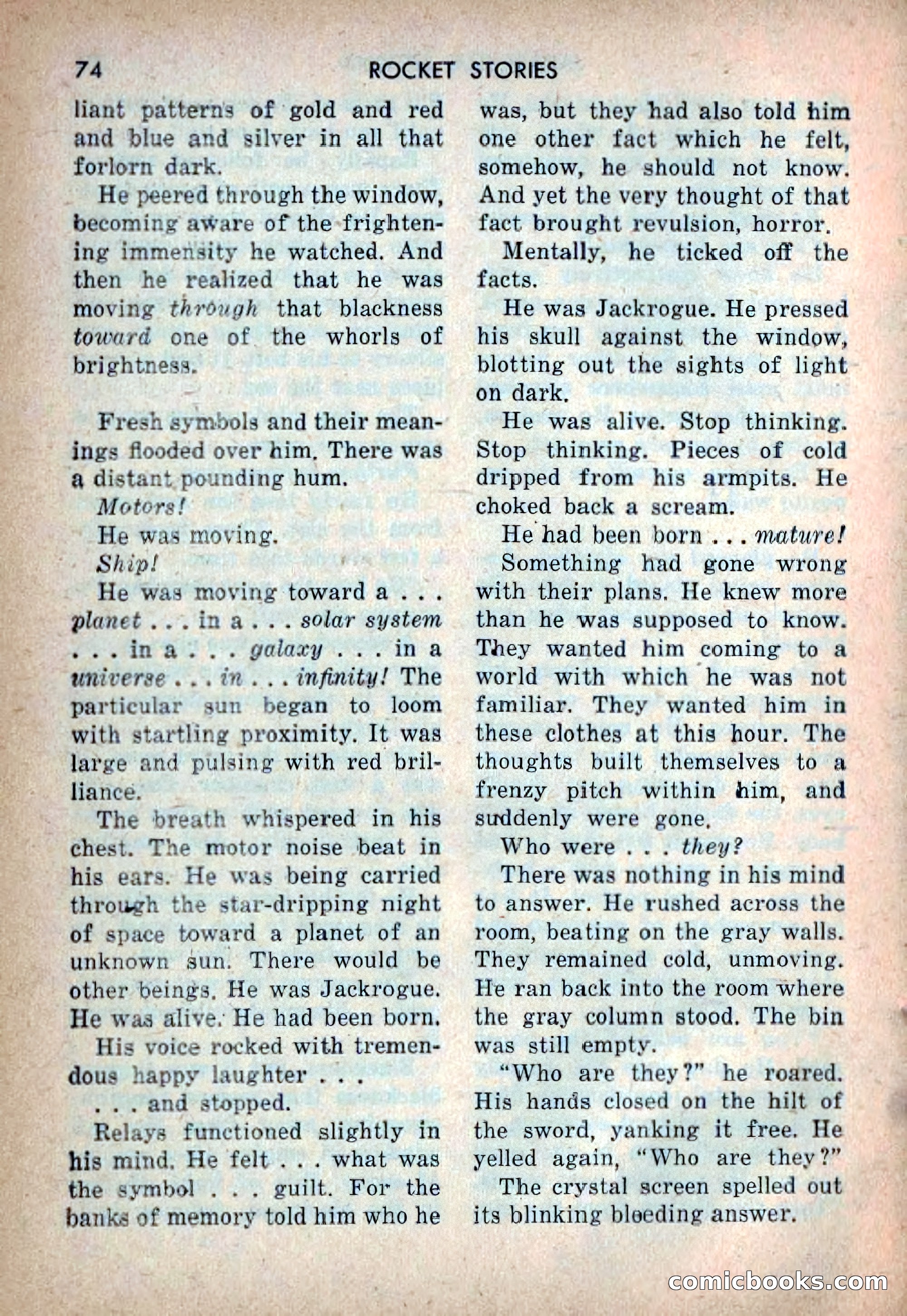 Rocket Stories, Vol. 1, No. 1 — page 77 of 164