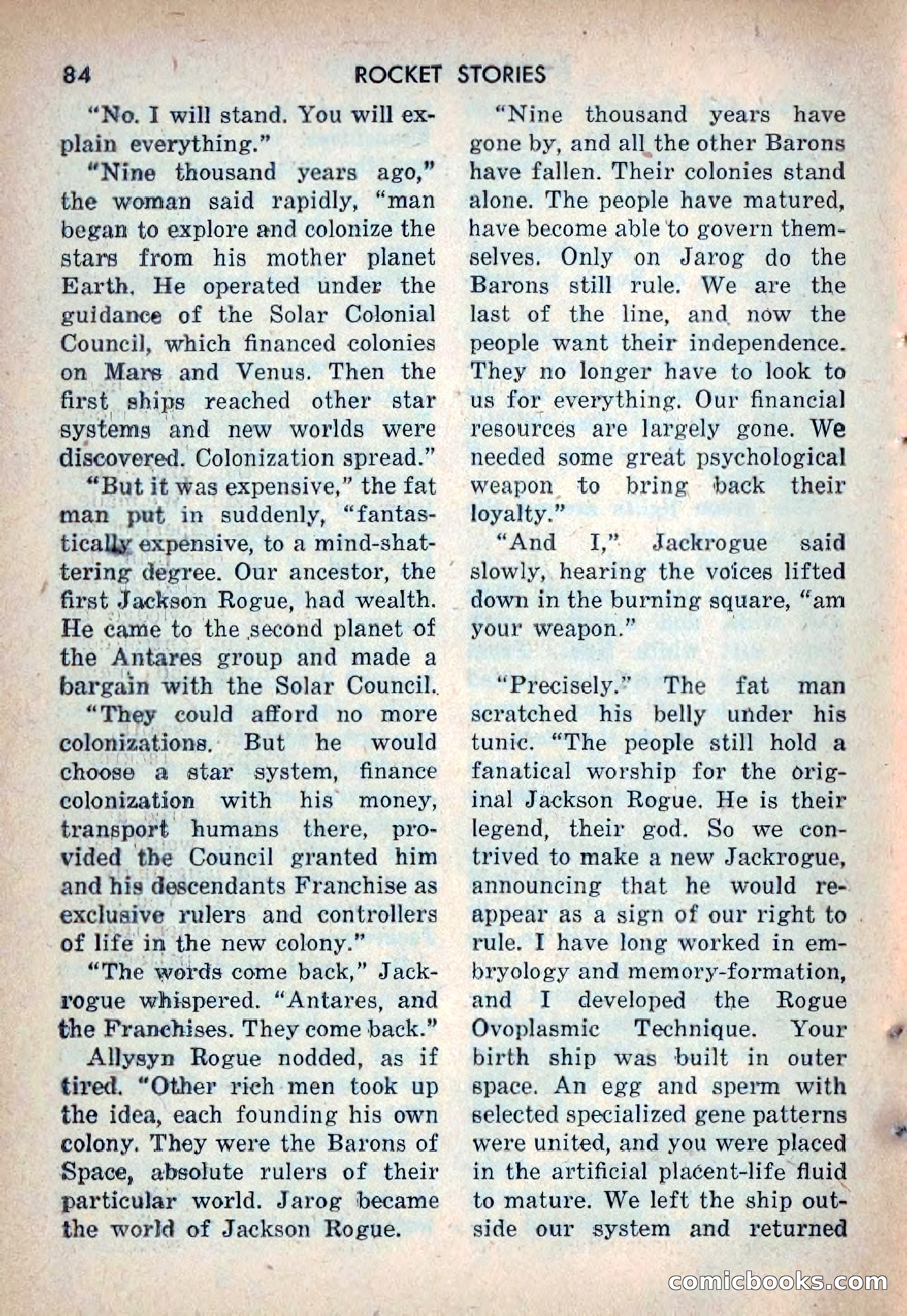 Rocket Stories, Vol. 1, No. 1 — page 87 of 164