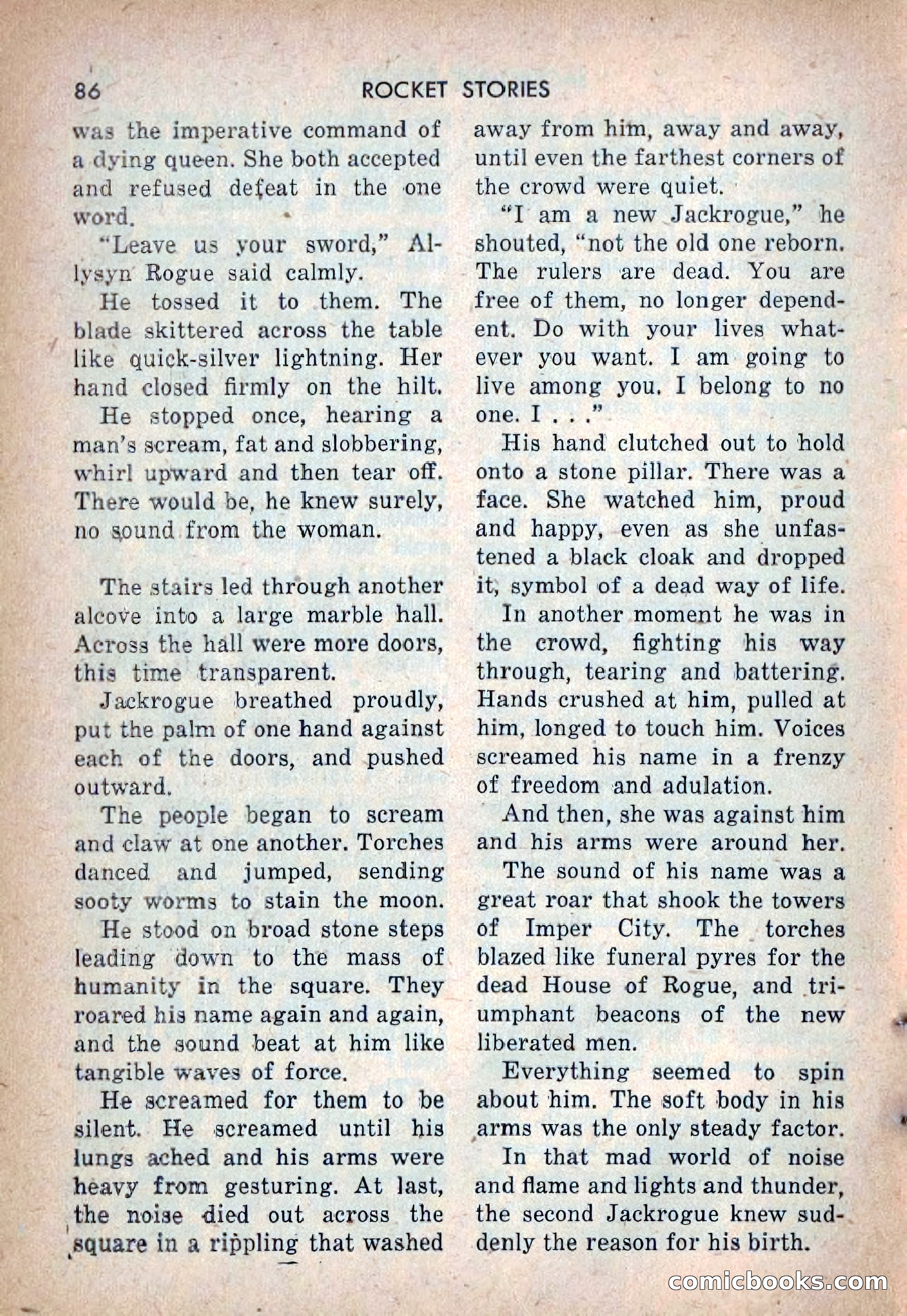 Rocket Stories, Vol. 1, No. 1 — page 89 of 164