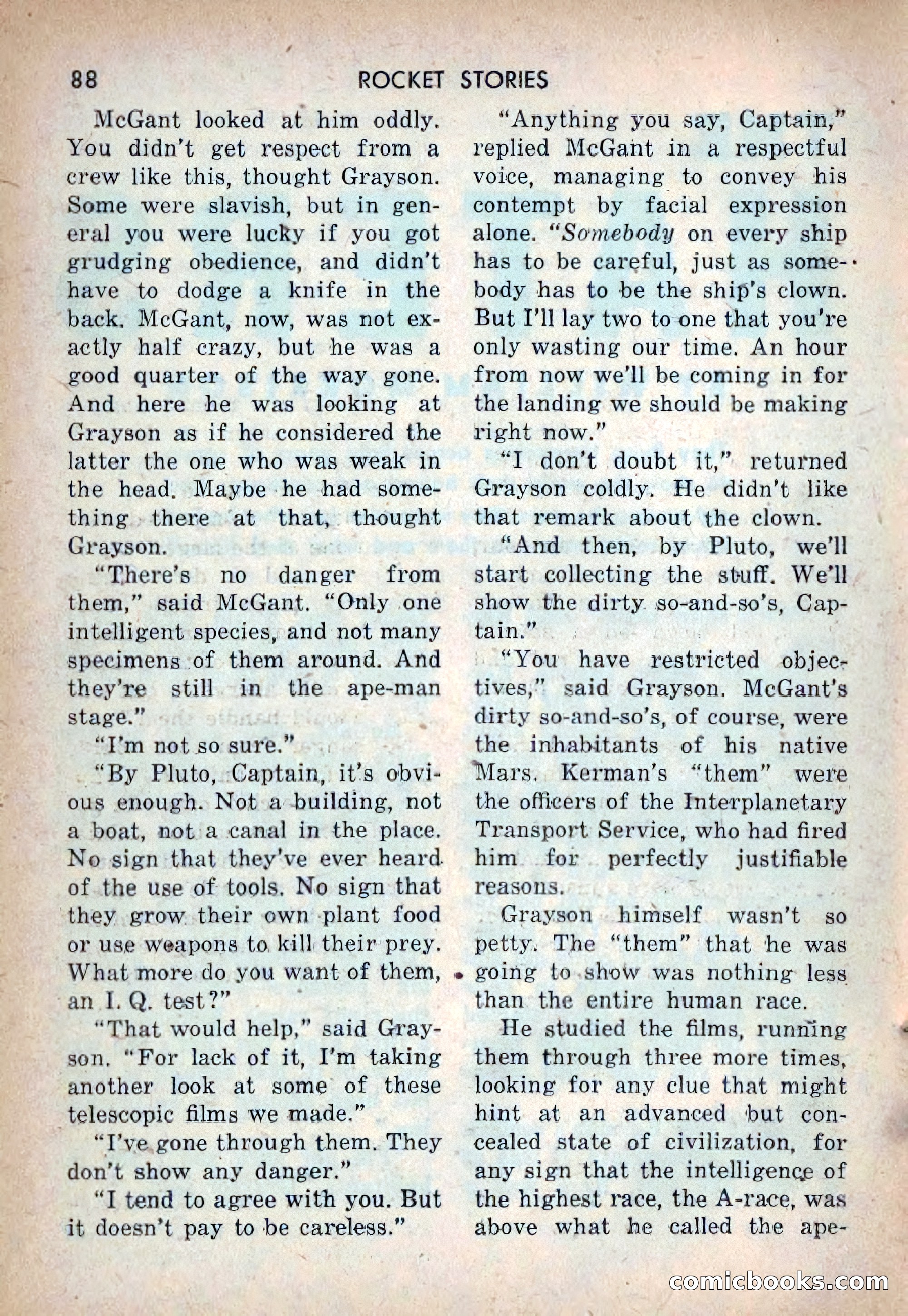 Rocket Stories, Vol. 1, No. 1 — page 91 of 164