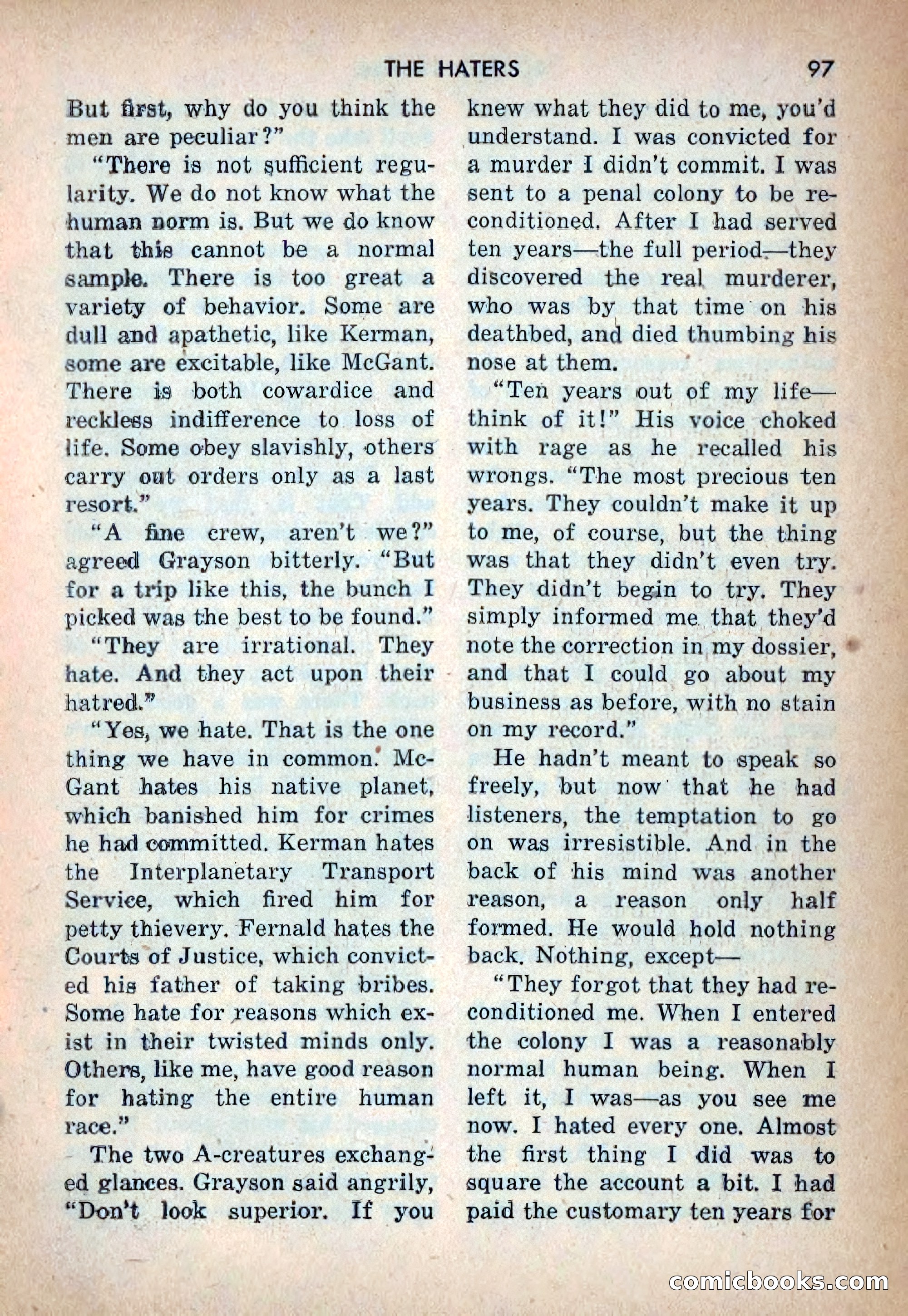 Rocket Stories, Vol. 1, No. 1 — page 100 of 164
