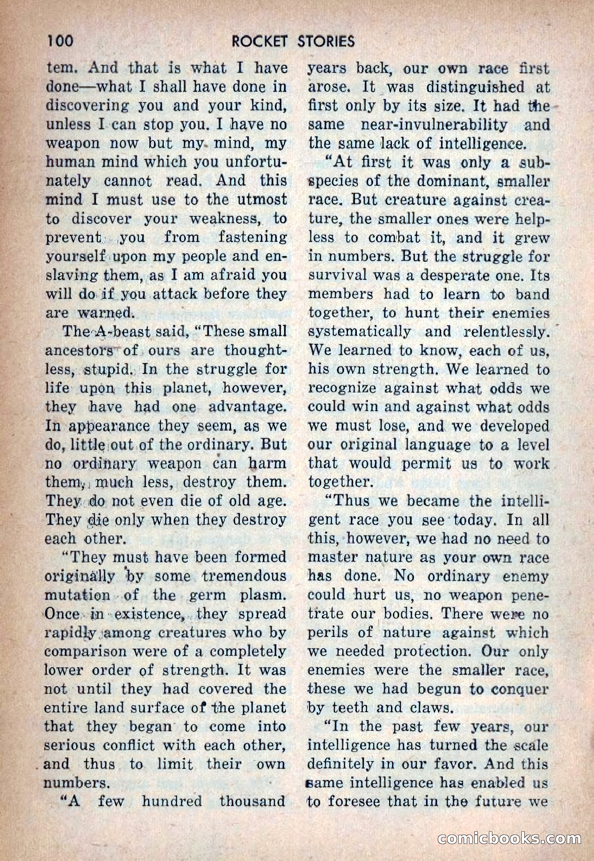 Rocket Stories, Vol. 1, No. 1 — page 103 of 164