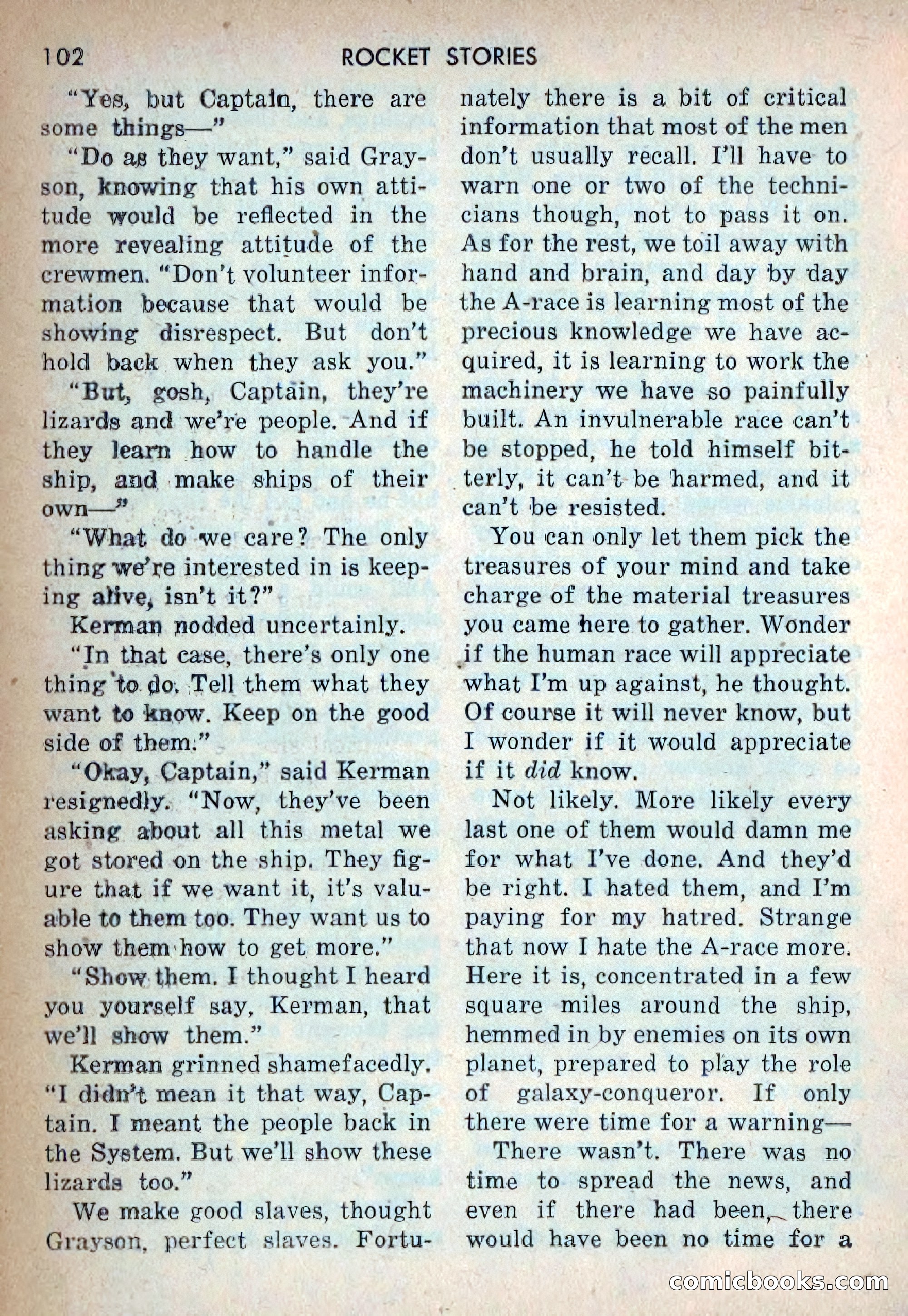 Rocket Stories, Vol. 1, No. 1 — page 105 of 164