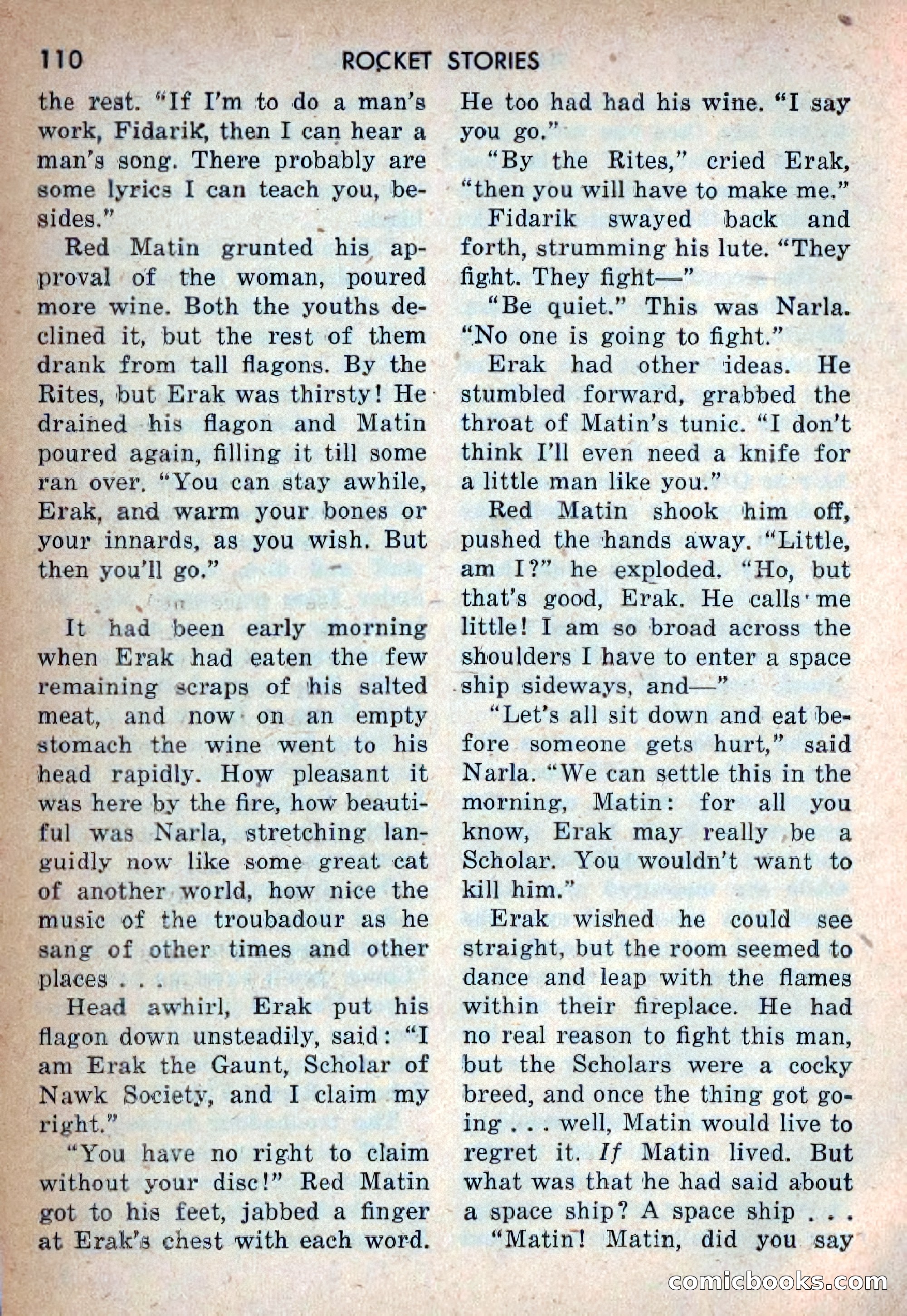Rocket Stories, Vol. 1, No. 1 — page 113 of 164