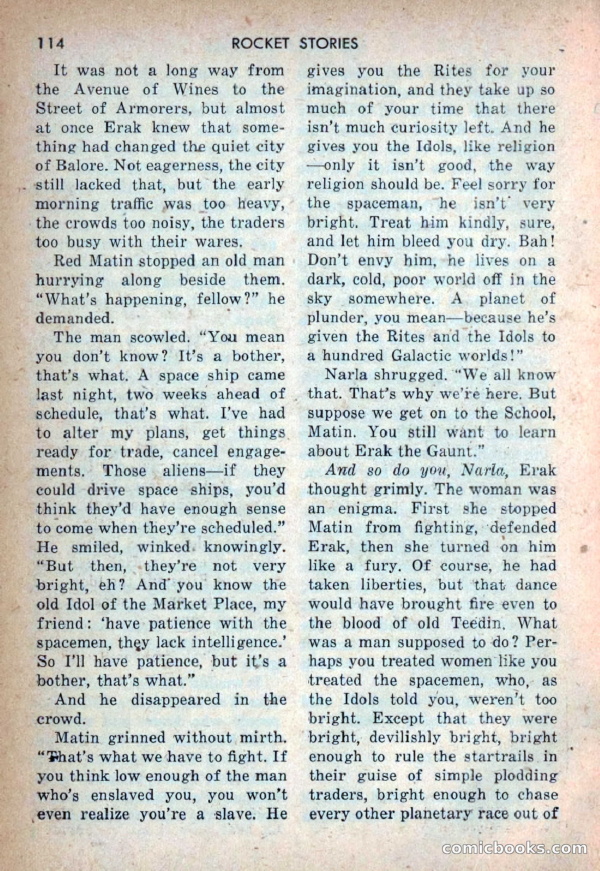 Rocket Stories, Vol. 1, No. 1 — page 117 of 164