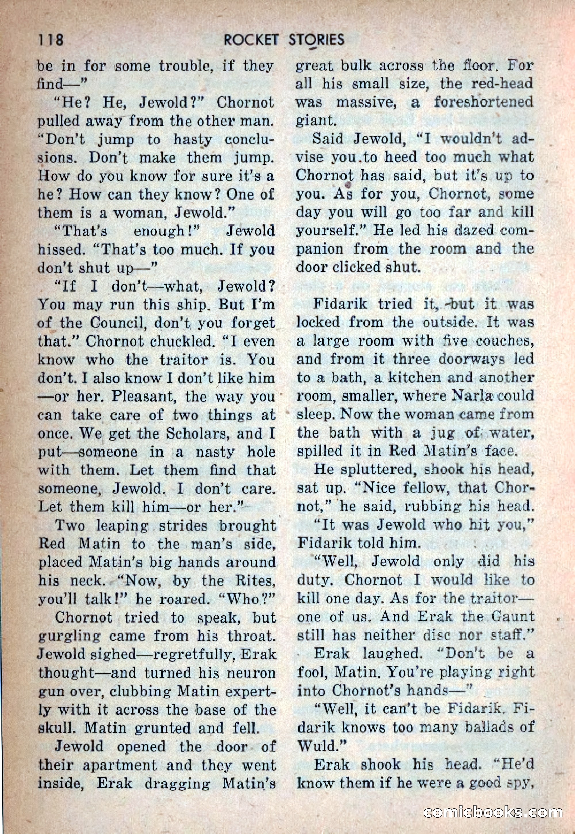 Rocket Stories, Vol. 1, No. 1 — page 121 of 164